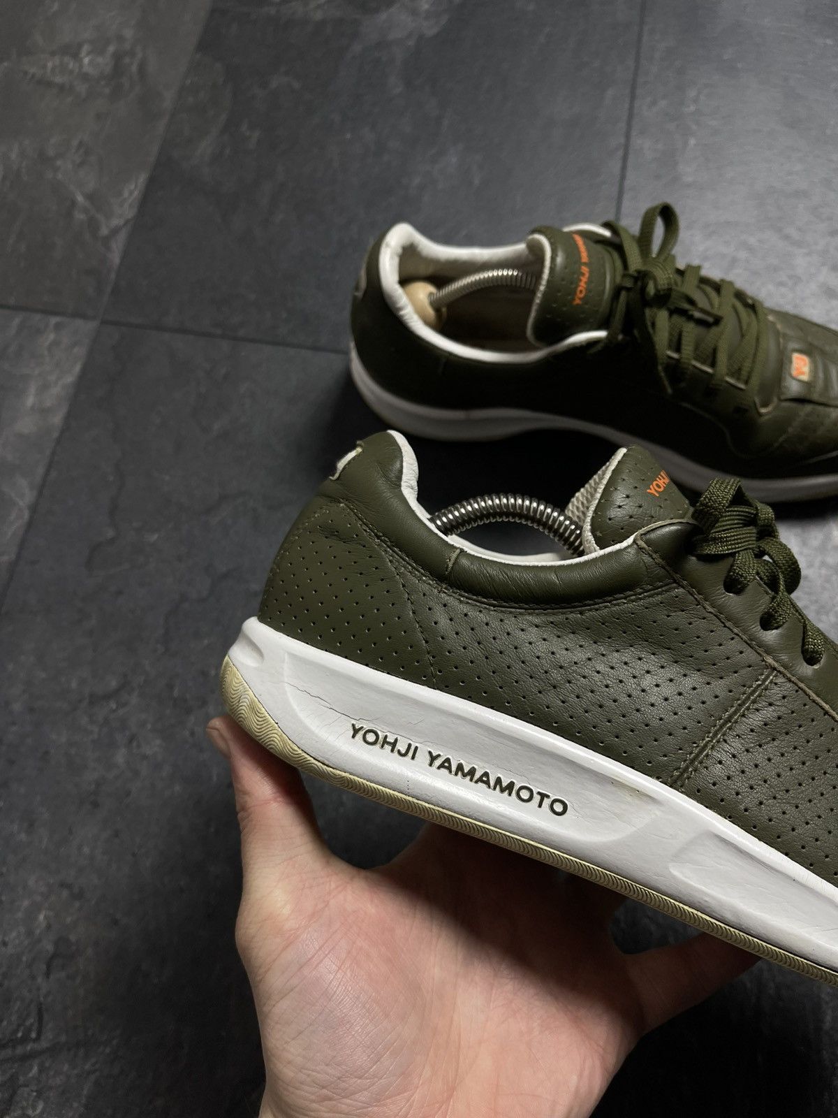 Yohji Yamamoto Vintage Green low top sneakers adidas y-3 rare Size US 8 / EU 41 - 2 Thumbnail