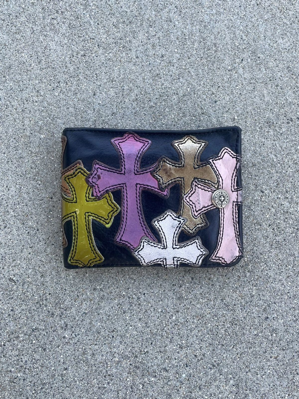 Chrome Hearts Chrome Hearts Mulitcolor CrossPatch Bifold Wallet Size ONE SIZE - 1 Thumbnail
