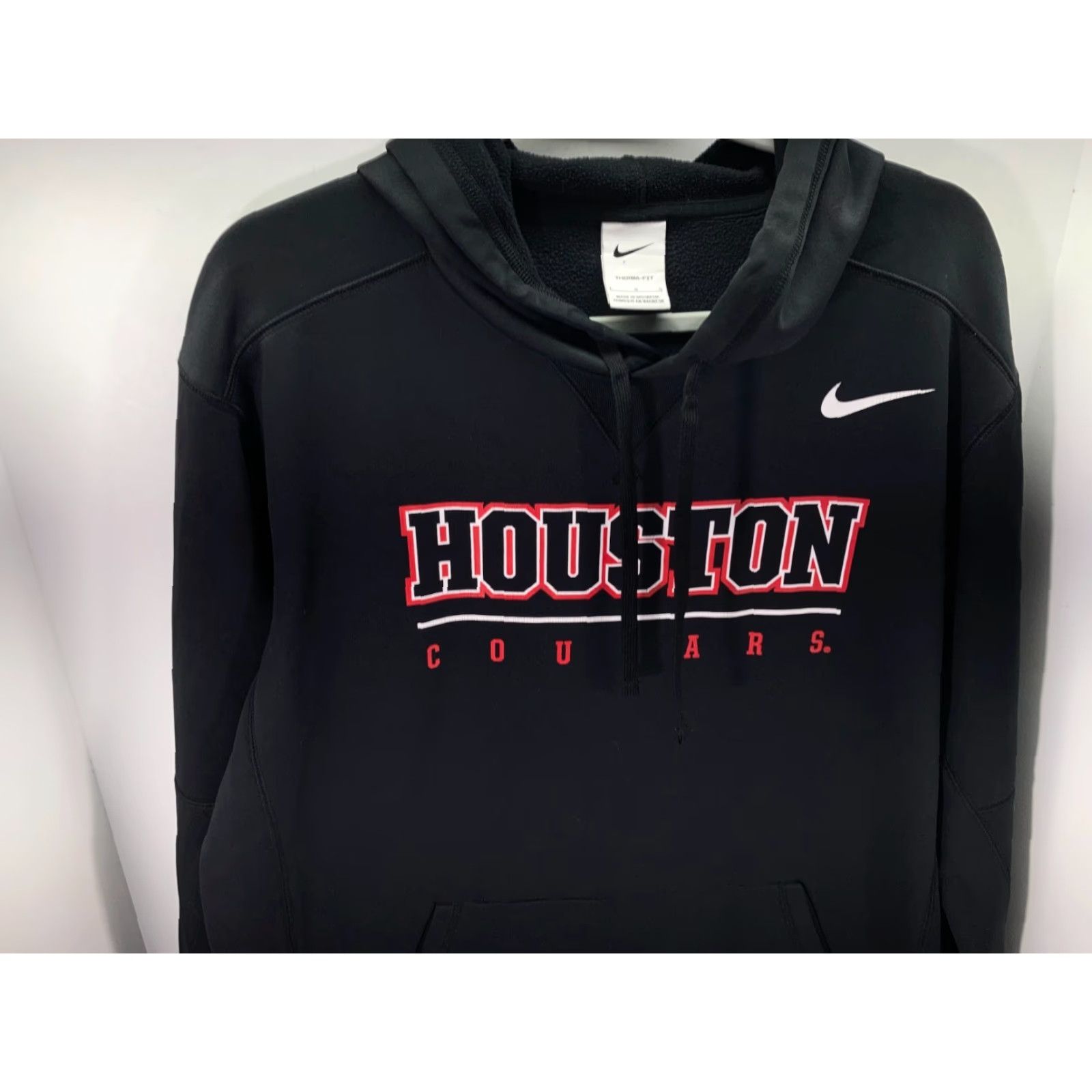 Nike Nike Houston Therma Fit Hooded Sweatshirt Mens L Black Pullover Logo Bedrock? Size US L / EU 52-54 / 3 - 4 Thumbnail