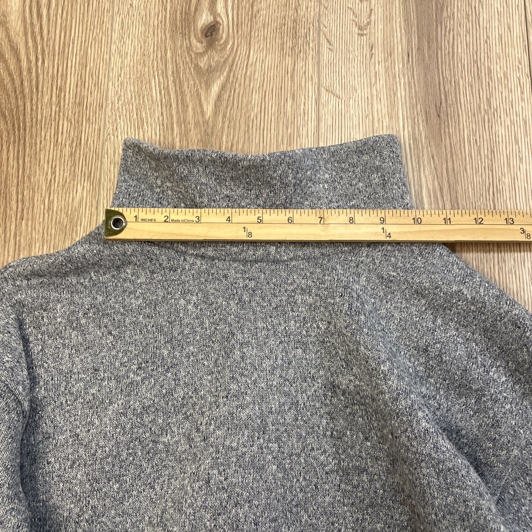 Eddie Bauer Eddie Bauer Sweatshirt Womens L Pullover Long Sleeve Turtle Neck Gray Size L / US 10 / IT 46 - 6 Thumbnail