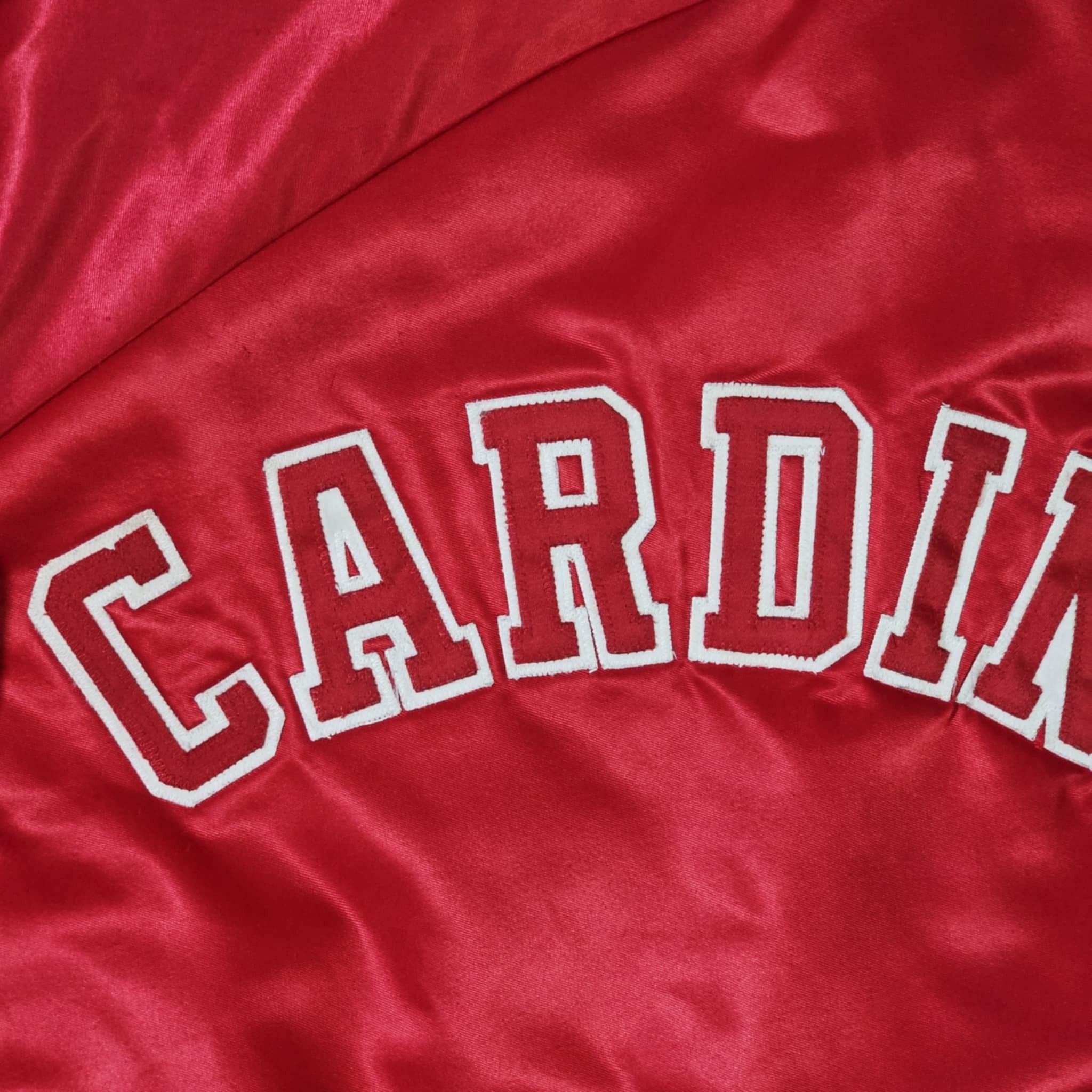 Chalk Line × MLB × Vintage St Louis Cardinals 80s Chalk Line Satin Bomber Jacket Size US L / EU 52-54 / 3 - 6 Thumbnail