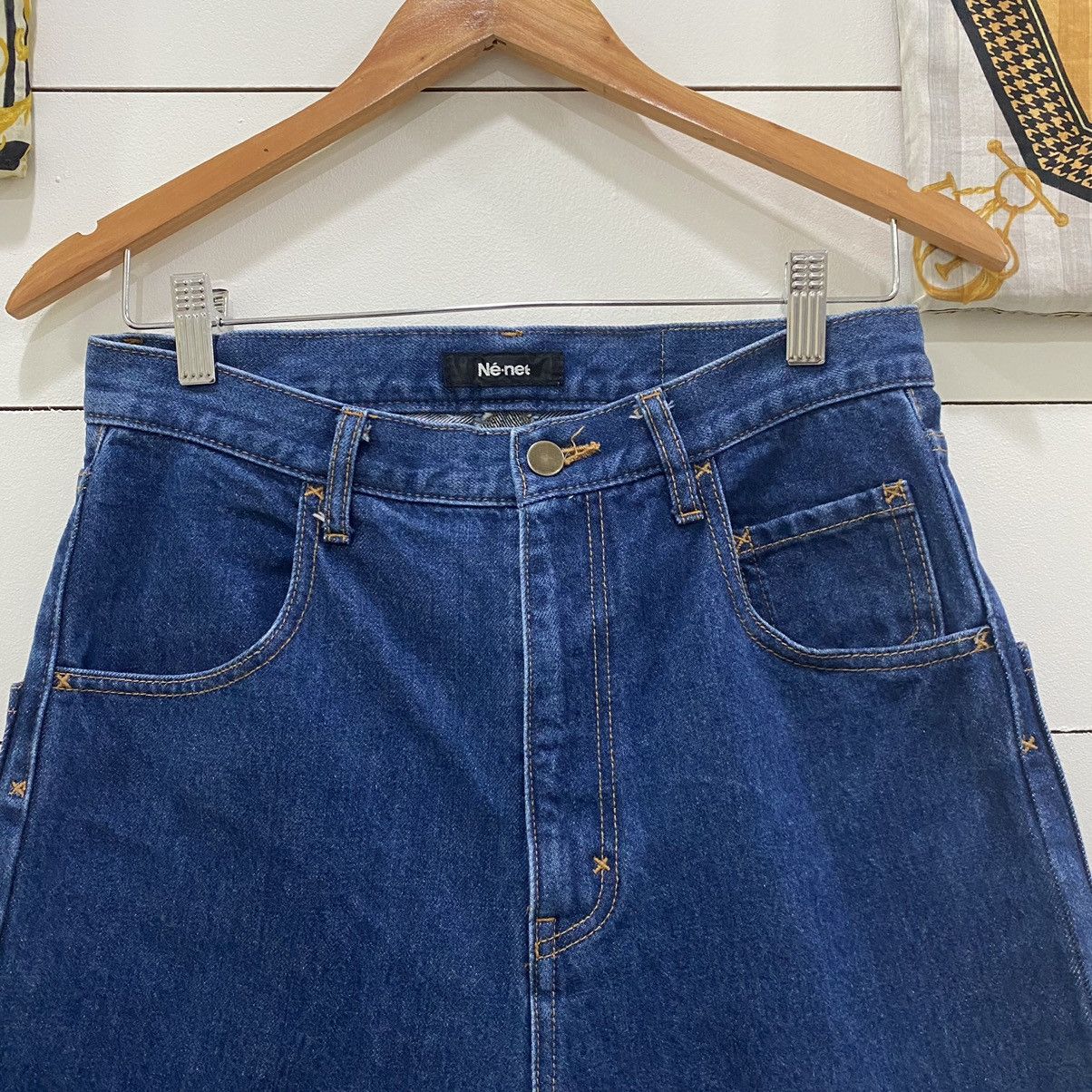 Issey Miyake × Japanese Brand × Ne-Net Ne-Net by Issey Miyake Long Rise Denim Jeans Size US 29 - 4 Thumbnail