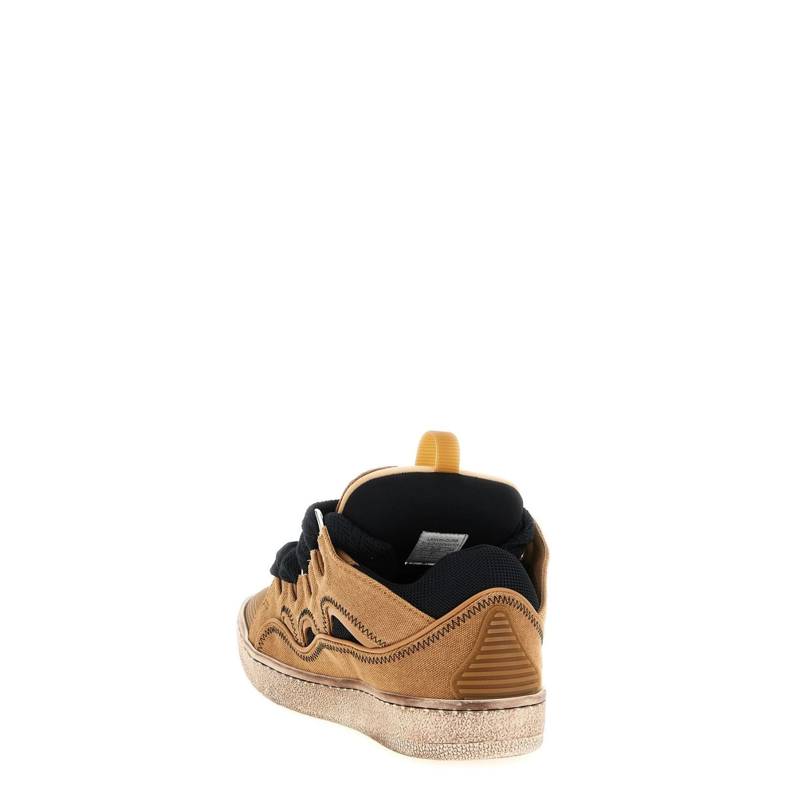 Lanvin LANVIN Curb Brown Leather Oversized Sneakers New & Authentic Size US 9 / EU 42 - 3 Thumbnail
