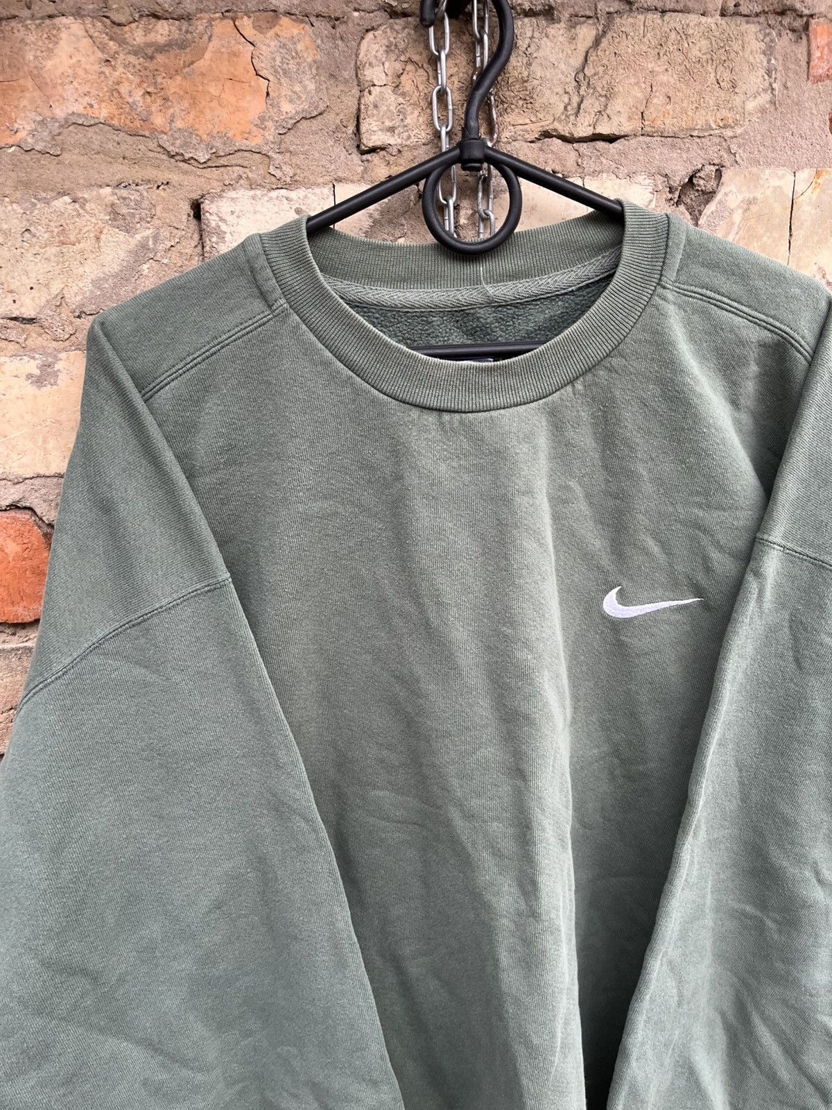 Japanese Brand × Nike 90s Nike Vintage Oversized Boxy Distressed Faded Sweatshirt Size US XL / EU 56 / 4 - 5 Thumbnail