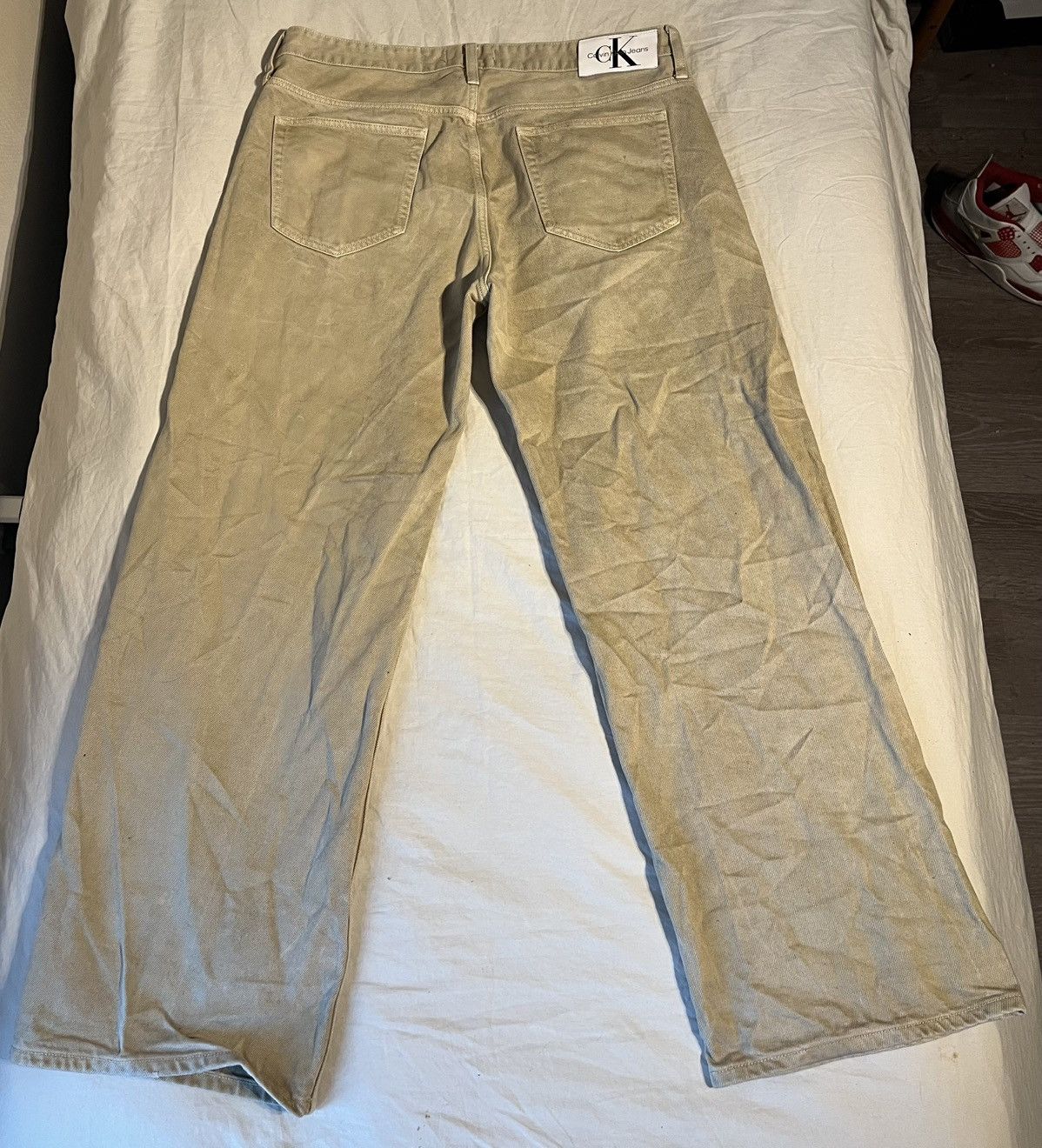 Calvin Klein Beige Clavin Klein Jeans Size US 36 / EU 52 - 2 Thumbnail