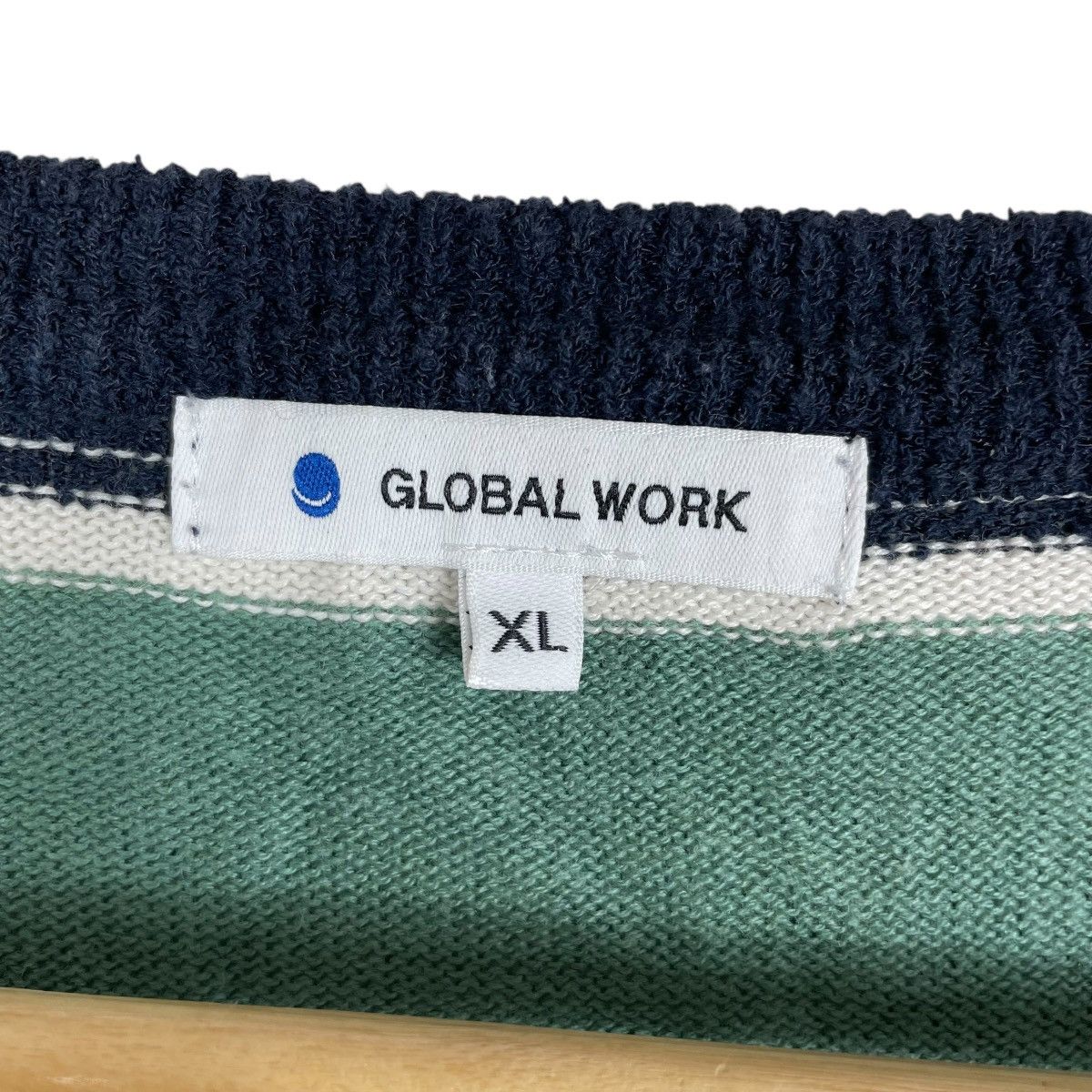 Global Work Global Work Japan Stripe Knitwear Shirt Size US XL / EU 56 / 4 - 4 Thumbnail