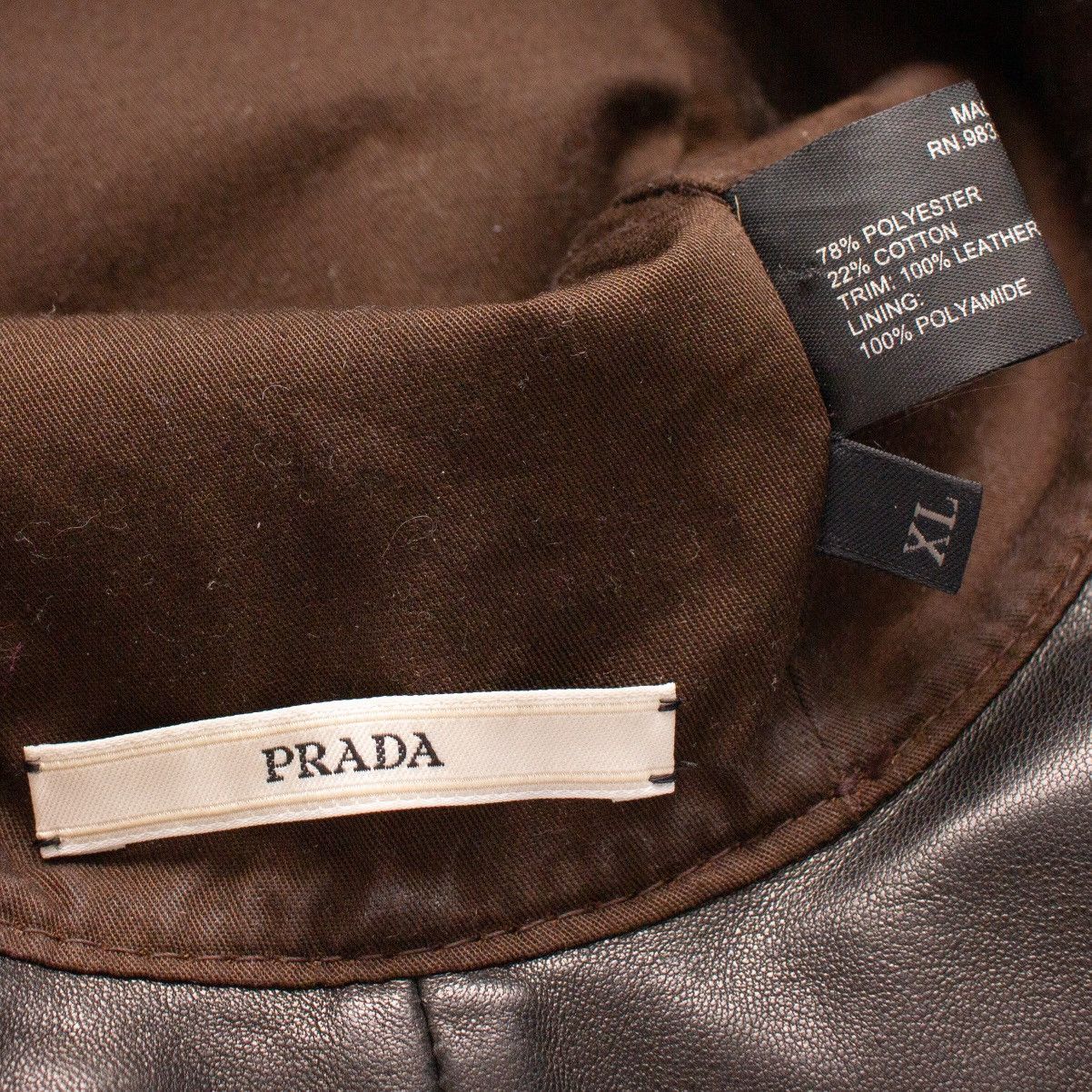 Prada 670$ Prada Natural Canvas Embroidered Logo Bucket Hat XL Size ONE SIZE - 9 Thumbnail