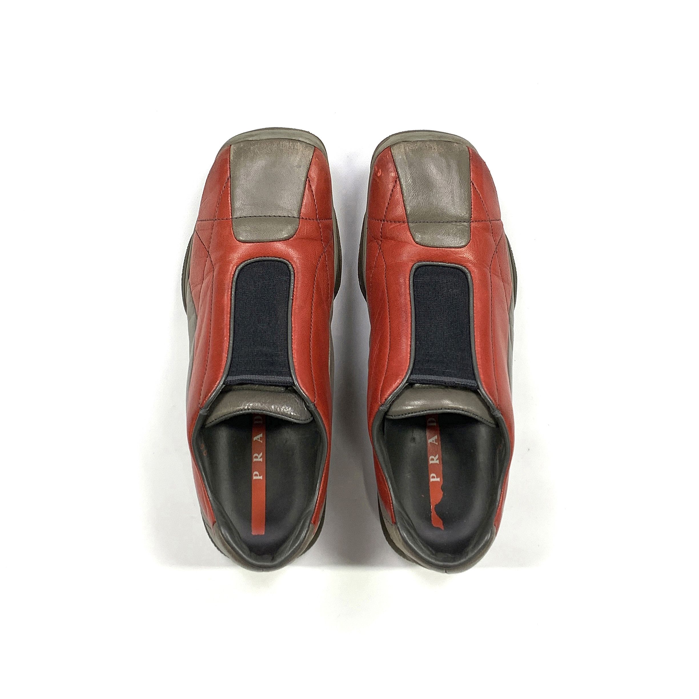Prada 00's Slip On Racing Shoes Size US 7 / IT 37 - 12 Thumbnail