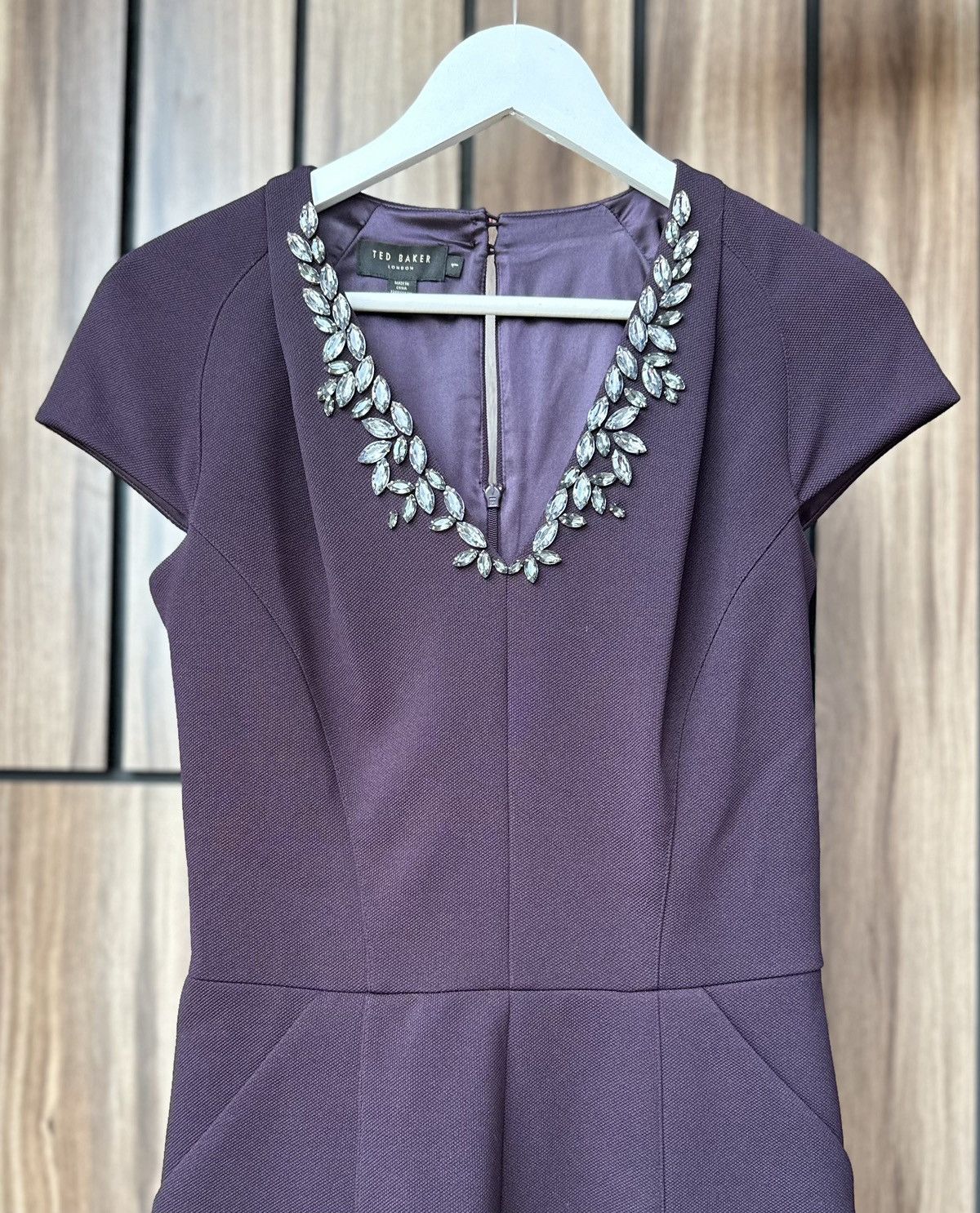 Ted Baker Ted Baker London Purple Romper Suit Women's Size 1 Size 28" / US 6 / IT 42 - 3 Thumbnail