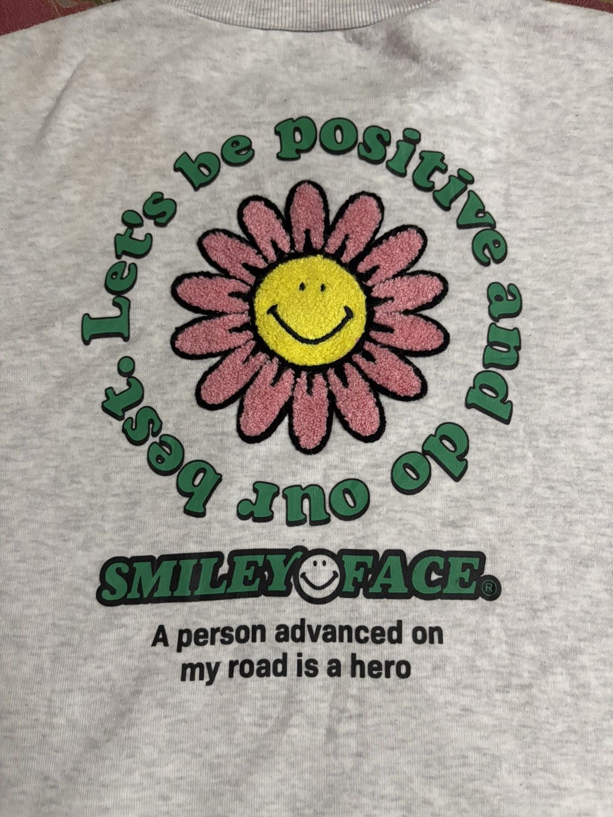 Japanese Brand SMILEY FACE Over Print Back Side Sweatshirt Size US M / EU 48-50 / 2 - 3 Thumbnail