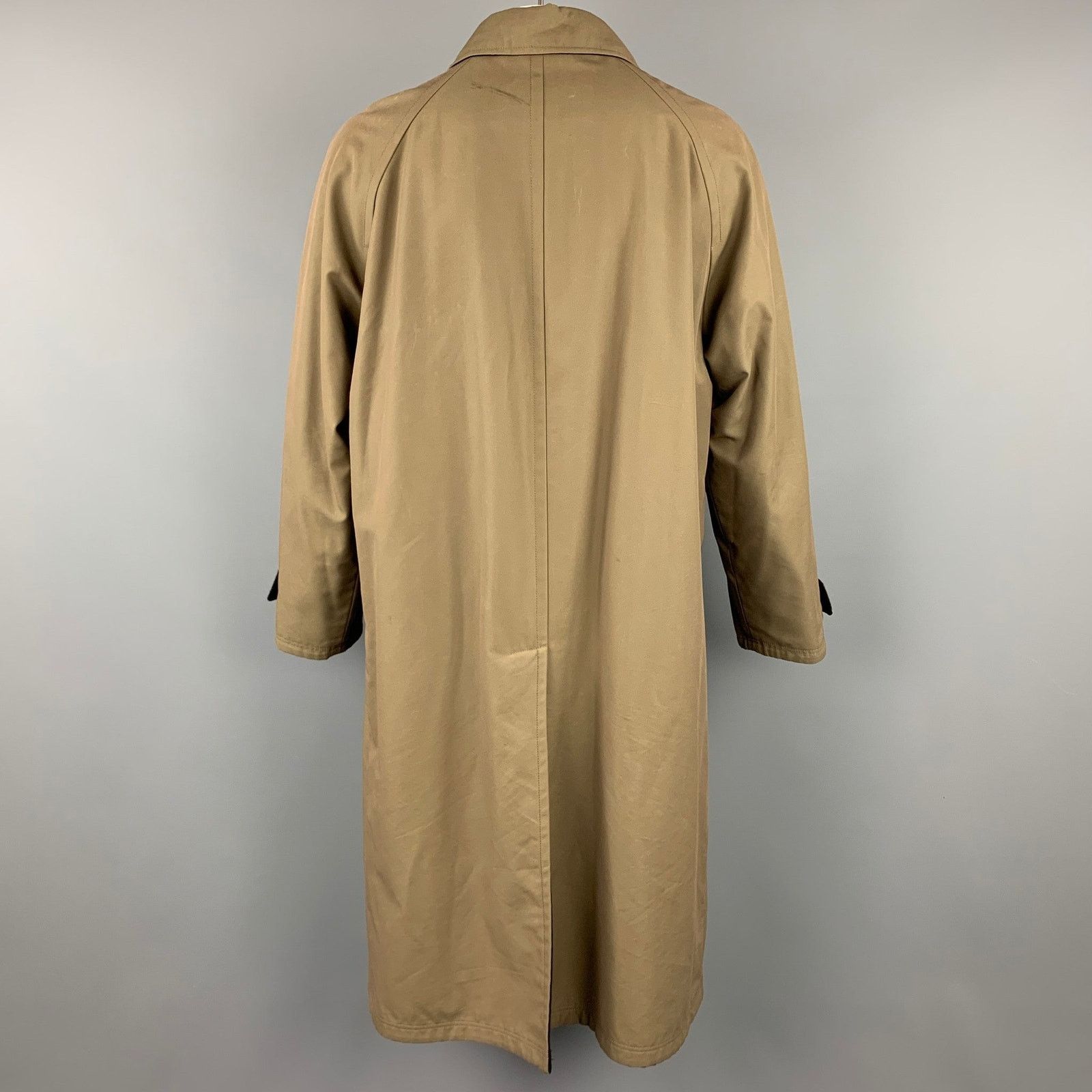 Ermenegildo Zegna Size L Olive & Black Wool Blend Reversible Coat Size US L / EU 52-54 / 3 - 3 Thumbnail