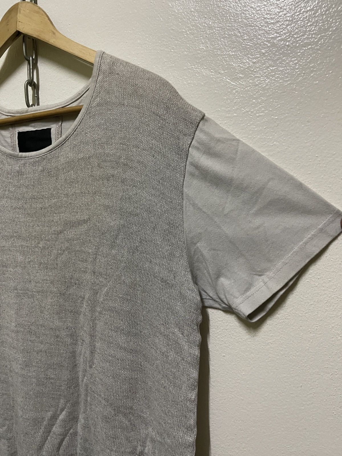 Japanese Brand Duret Sample Double Layer Knit T Shirt Size US L / EU 52-54 / 3 - 4 Thumbnail