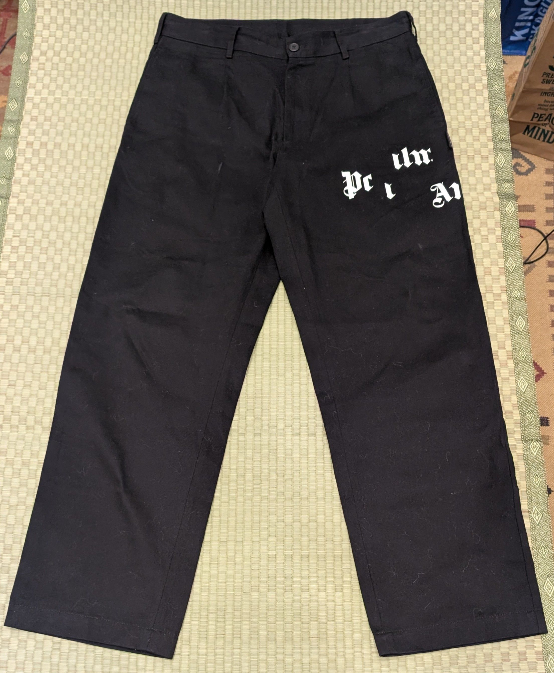 SOLD OUT Palm Angels Broken Logo Chinos Made in Italy