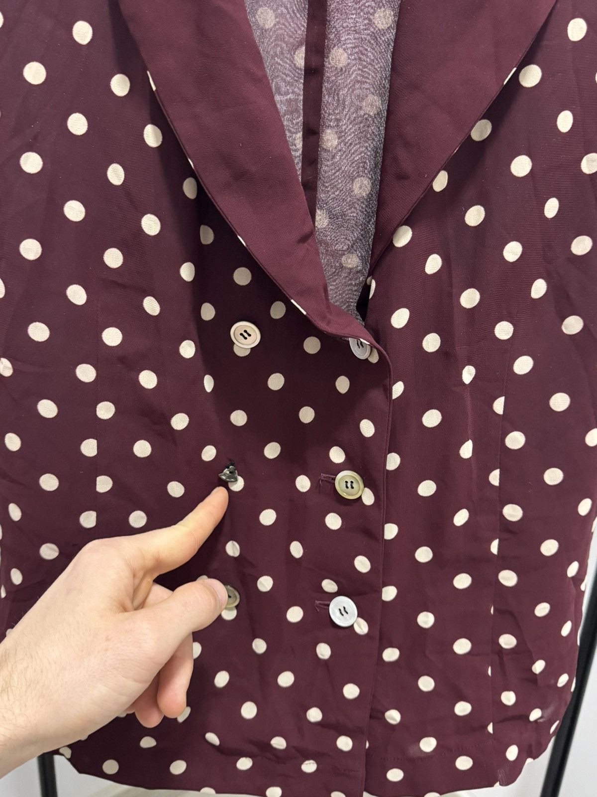 Comme des Garcons Comme Des Garcons Silk Two-Sides Blouse M Size Size M / US 6-8 / IT 42-44 - 4 Thumbnail