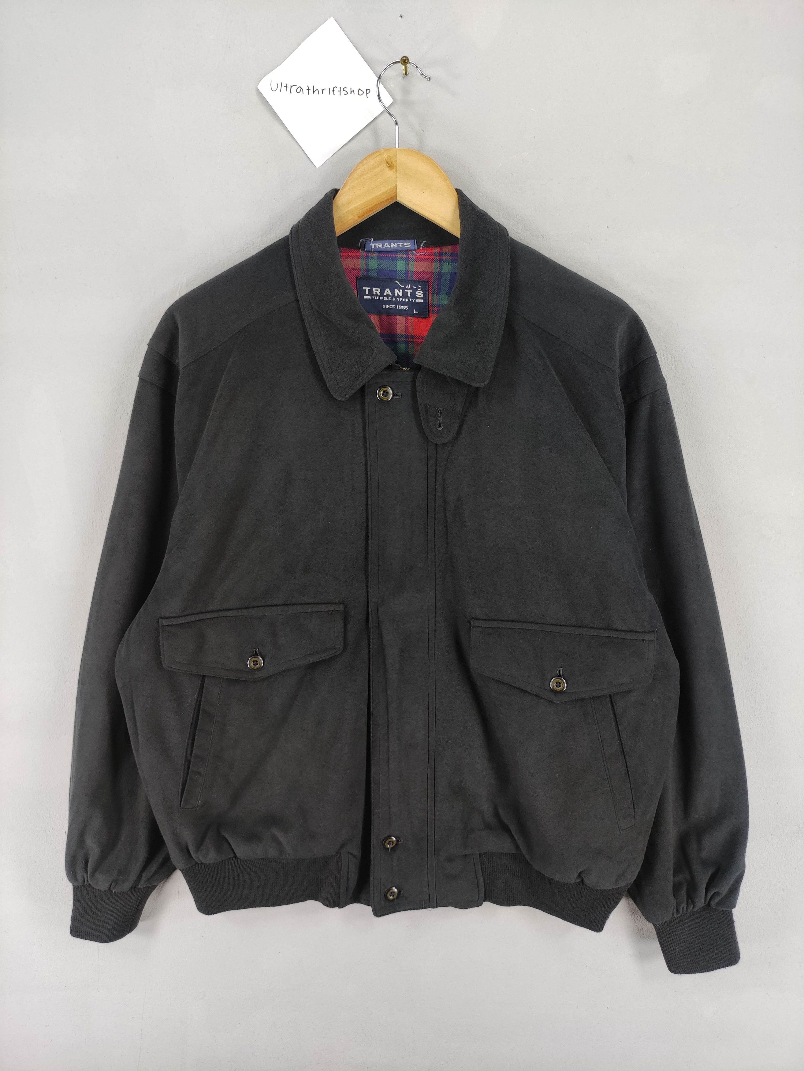 Japanese Brand Vintage Trants Casual Jacket Zipper Size US L / EU 52-54 / 3 - 1 Thumbnail