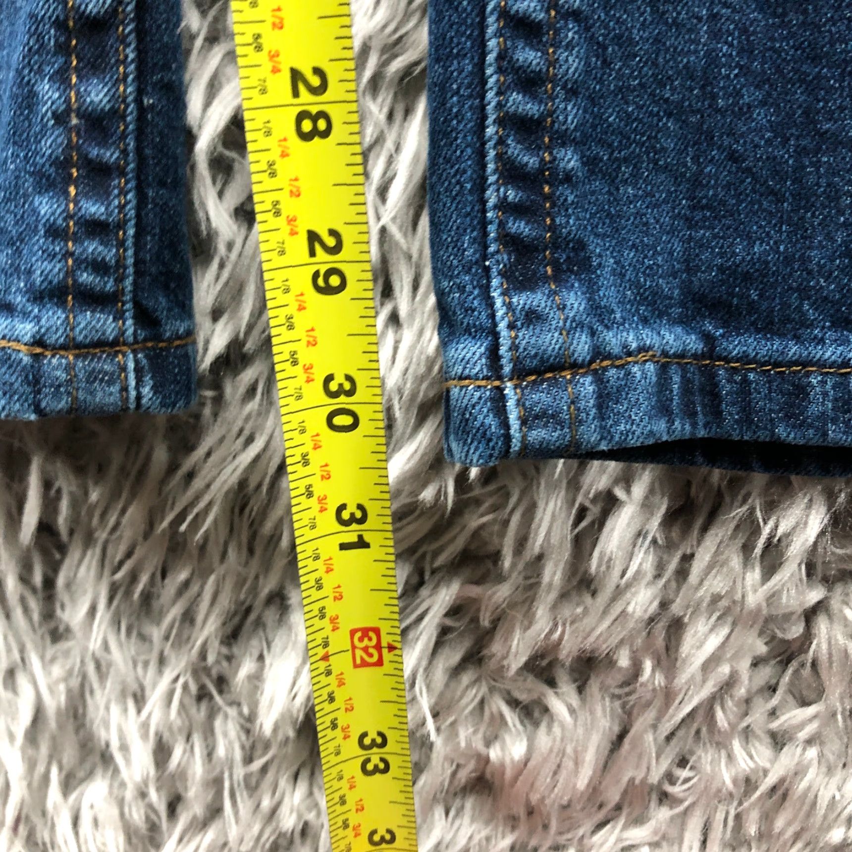 Vintage Compass Jeans Bootcut Womens Size 8 Regular Dark Blue Denim 31 Inseam Mid Rise Modern American Style Size 30" / US 8 / IT 44 - 3 Thumbnail