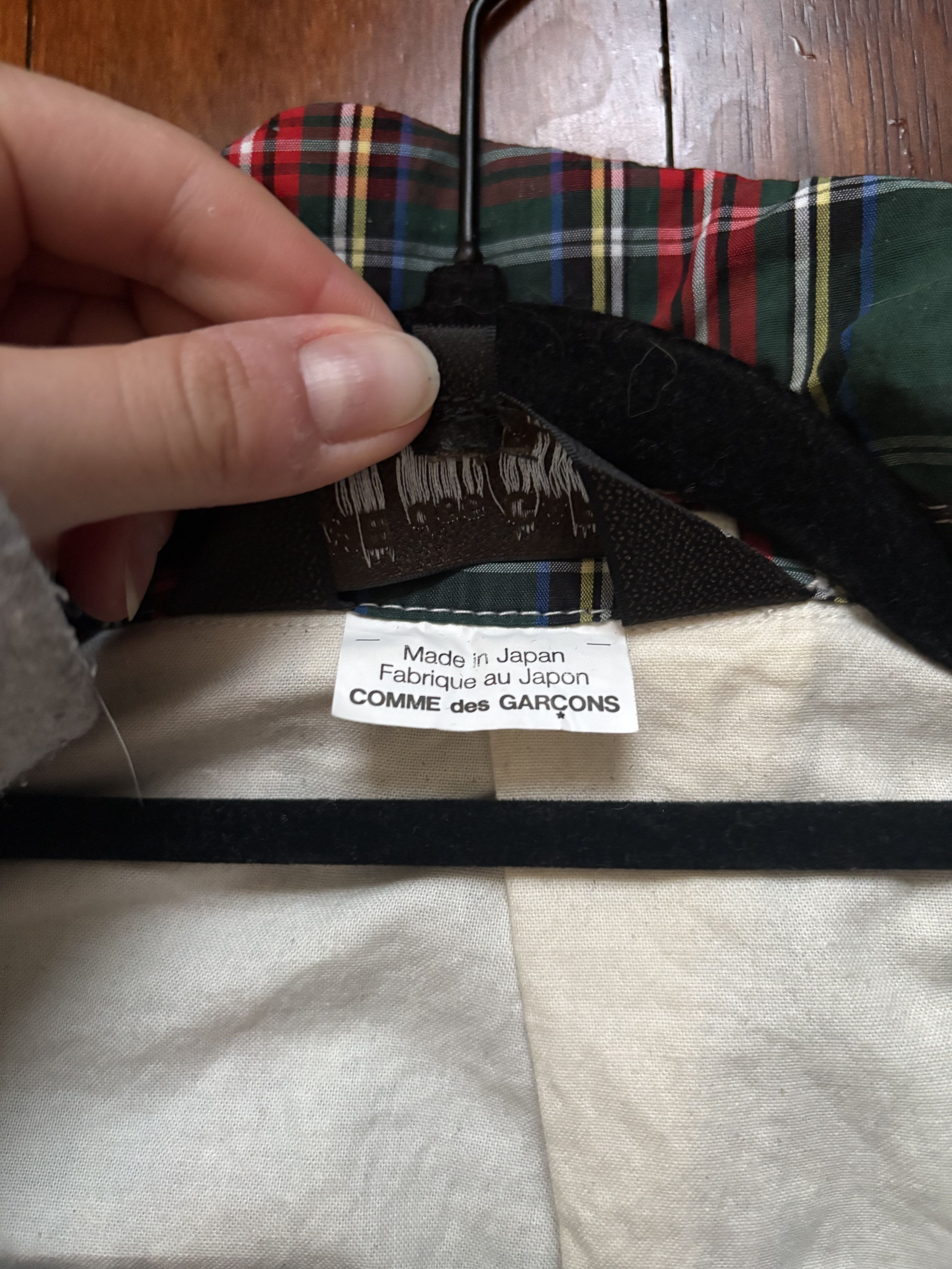 Comme des Garcons Comme des Garçons SS13 Plaid Biker Jacket Size S / US 4 / IT 40 - 3 Thumbnail