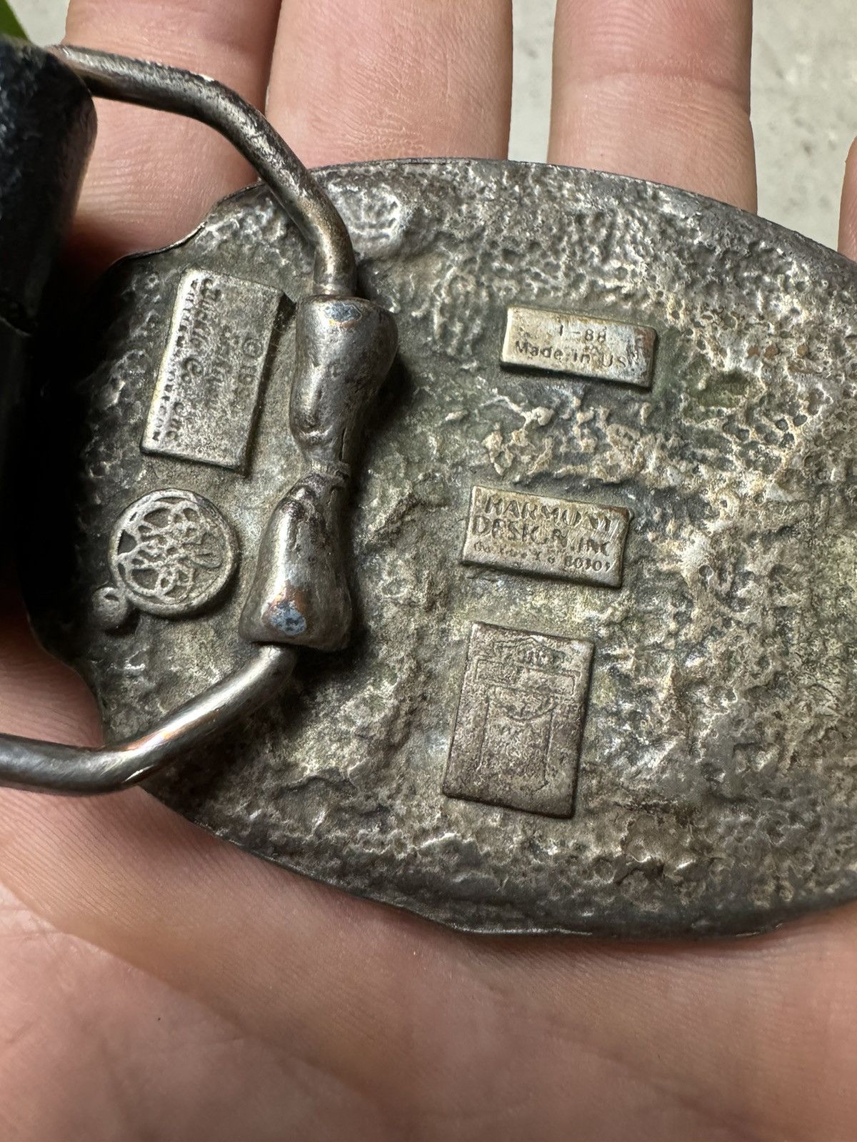 Harley Davidson × Vintage Vintage Y2K Harley Davidson 1990 Metal The Legend Lives Belt Size ONE SIZE - 4 Thumbnail