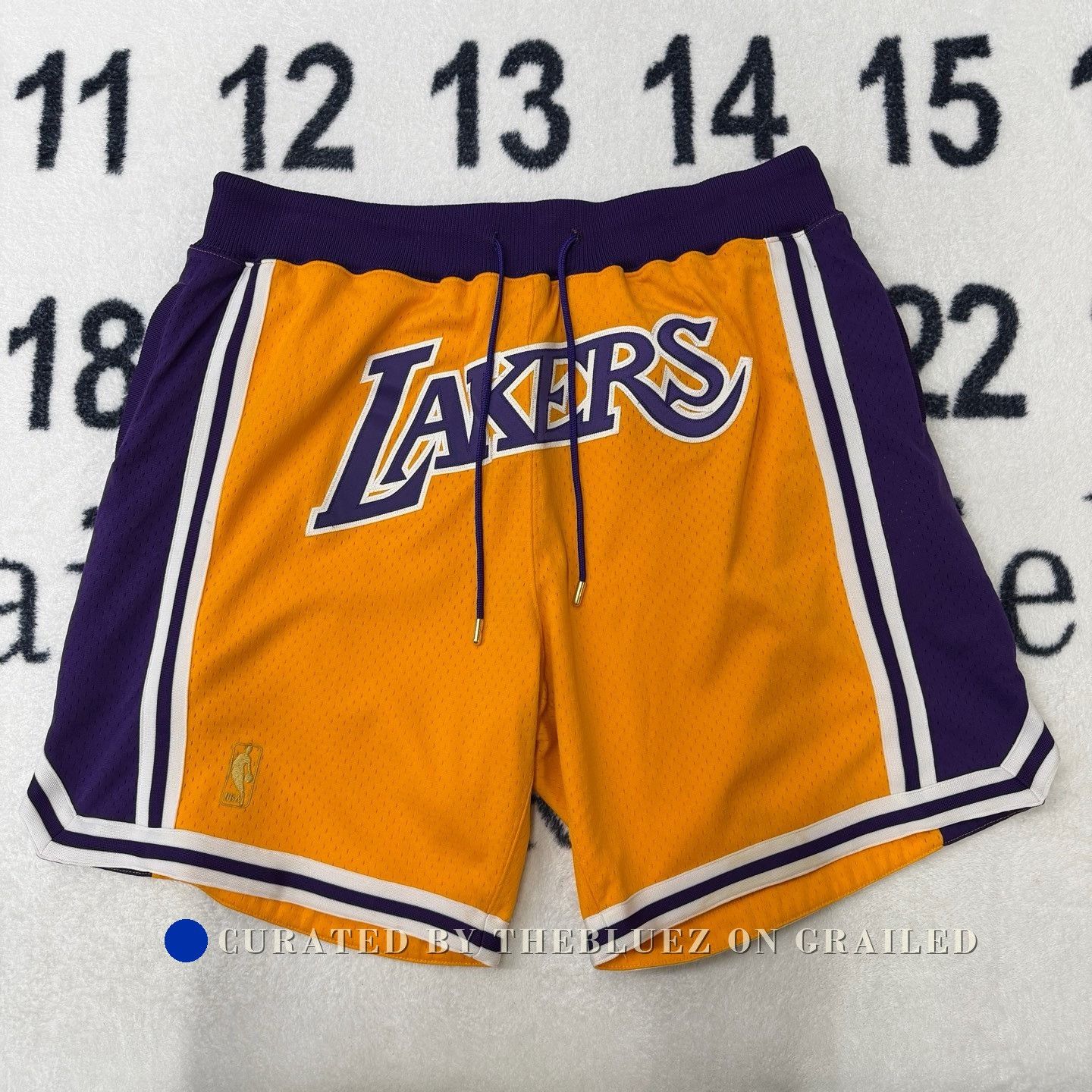 Just Don Mitchell & Ness x Just Don Lakers Shorts Size US 40 / EU 56 - 1 Thumbnail