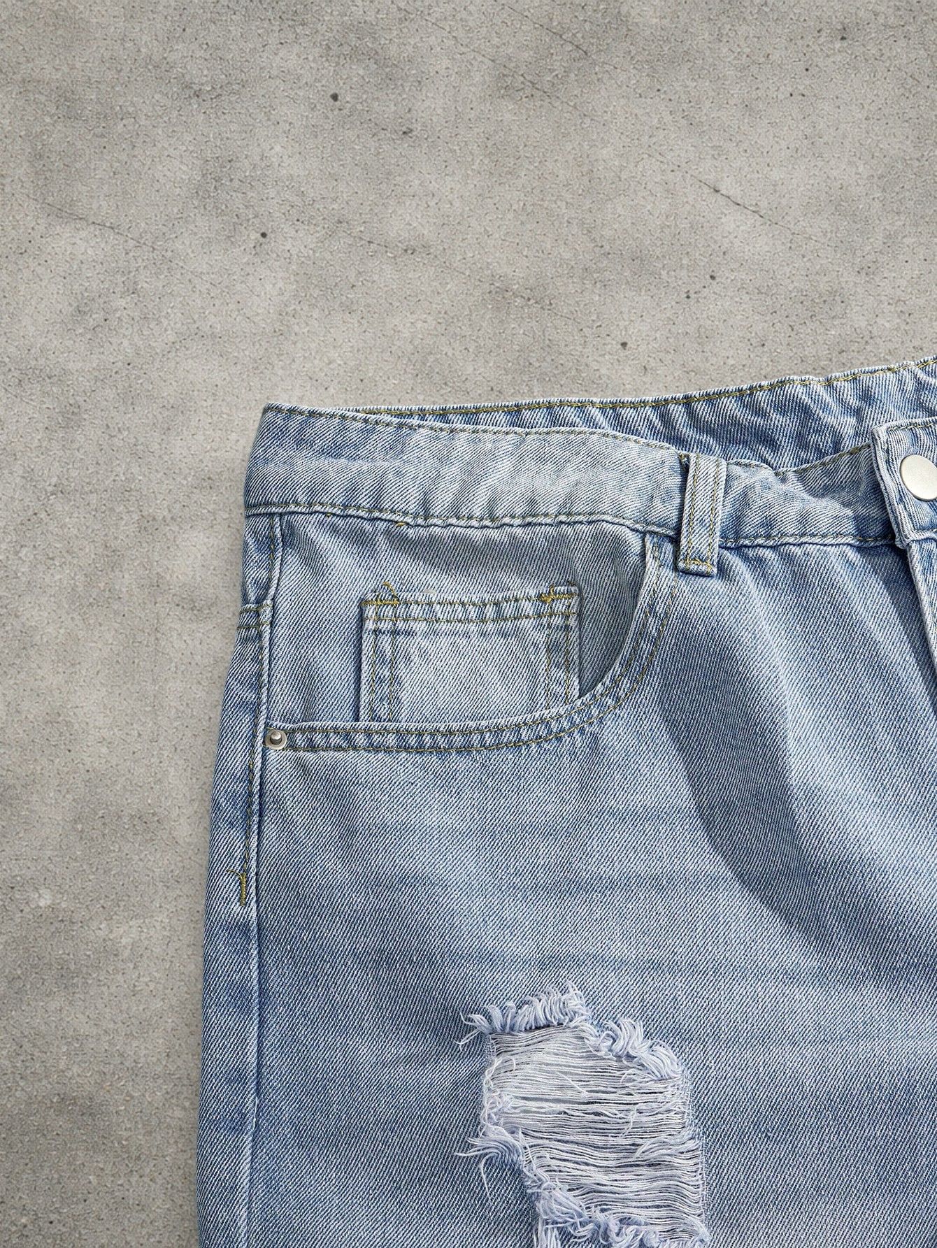 Vintage Washed distressed jeans Size US 32 / EU 48 - 4 Thumbnail