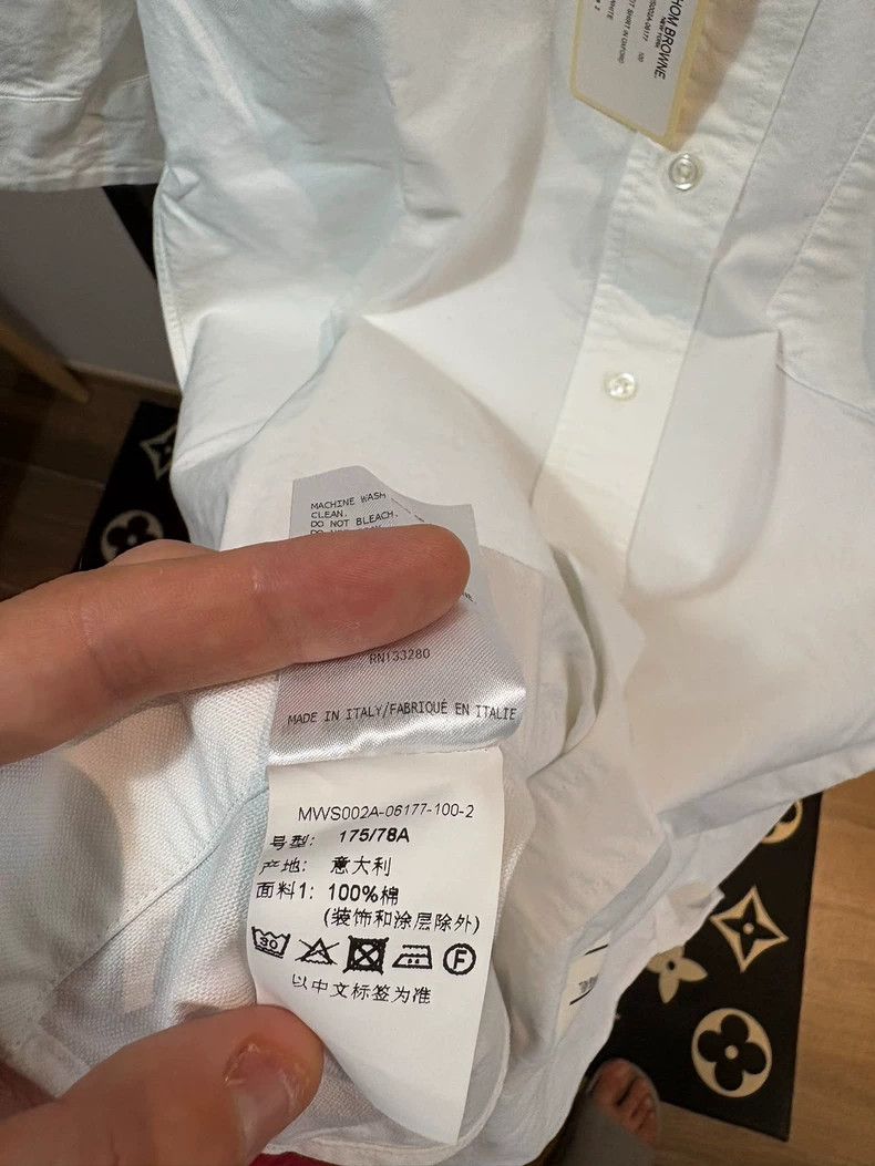Thom Browne Thom Browne size2 Classic short-sleeved shirt Size US M / EU 48-50 / 2 - 5 Thumbnail