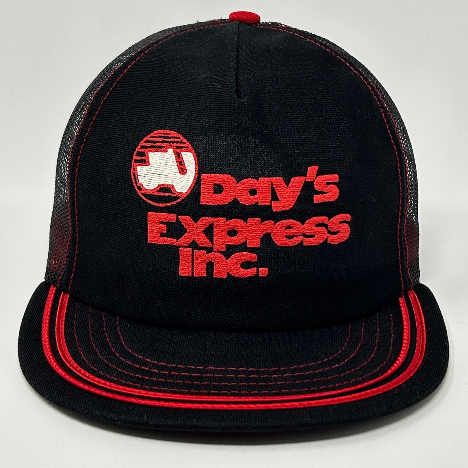 Vintage Vintage 80s Days Express Inc Trucker Hat Baseball Cap USA Size ONE SIZE - 1 Thumbnail