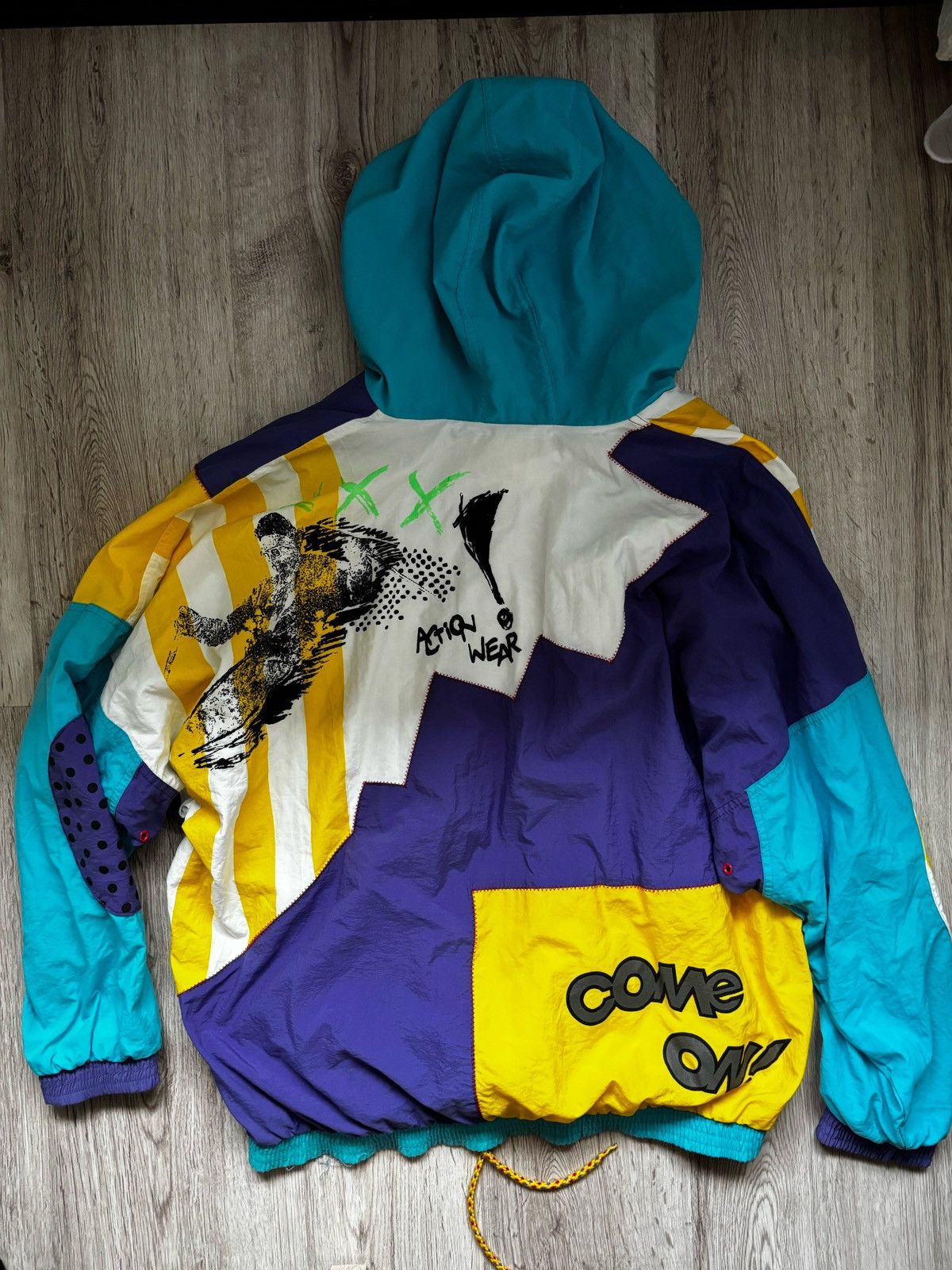 Adidas VINTAGE ADIDAS ANORAK JACKET SMALL oversize fit Size US S / EU 44-46 / 1 - 19 Thumbnail