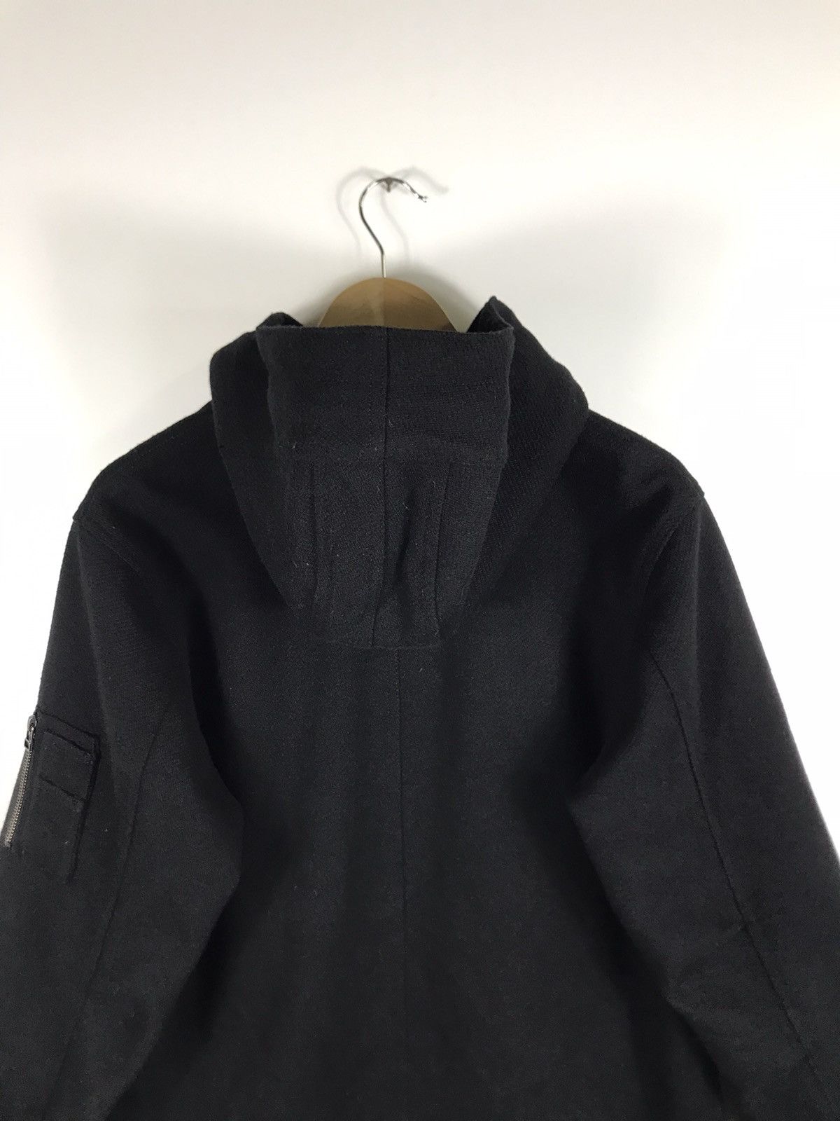 Japanese Brand × NANO universe 🔥Nano Universe Hooded Wool Zipper Jacket Size US XL / EU 56 / 4 - 18 Thumbnail