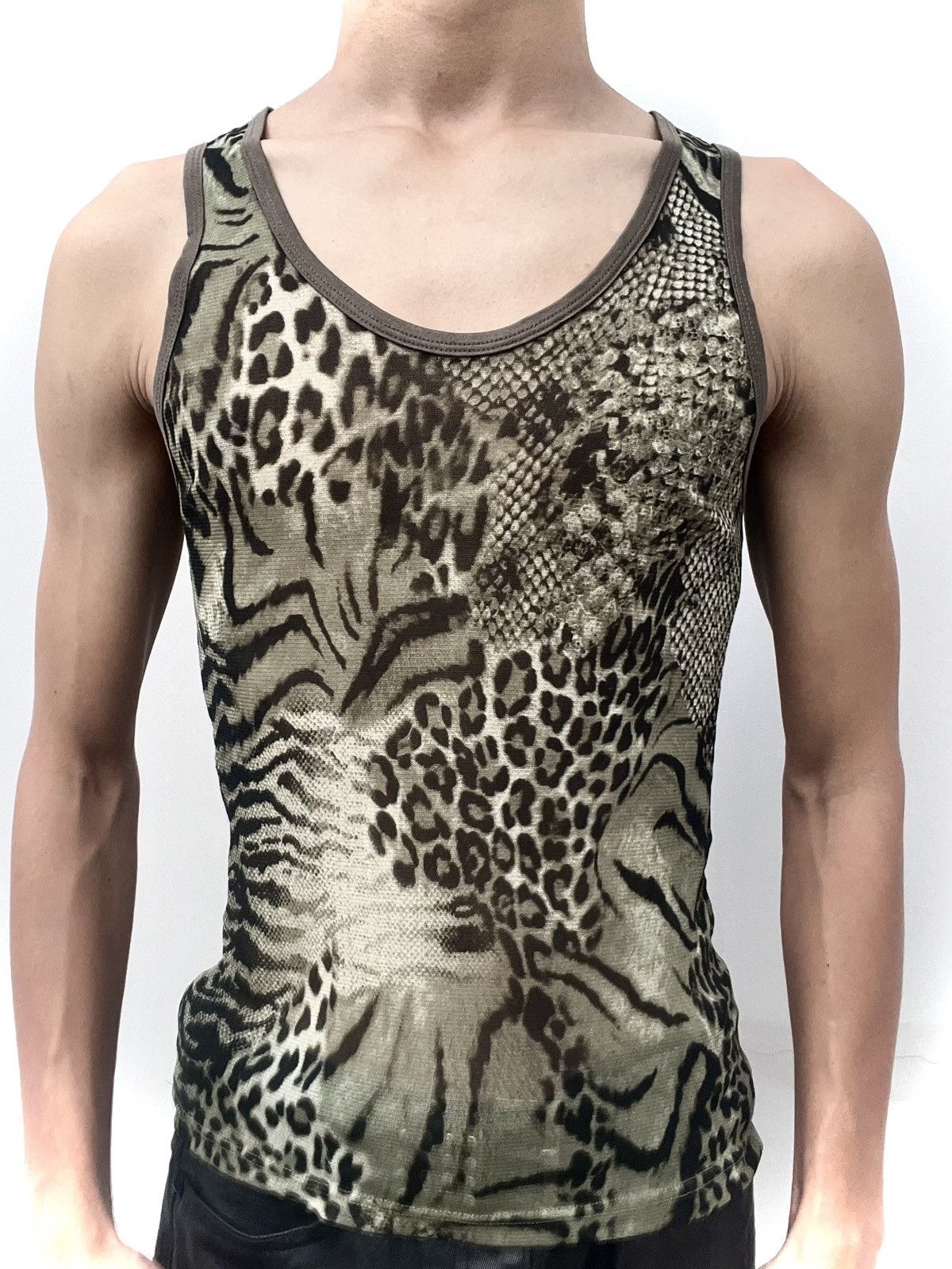 トップス tornado mart snake mesh tank top Tornado Mart 2000s Tornado Mart - Mesh Tank Top | Grailed