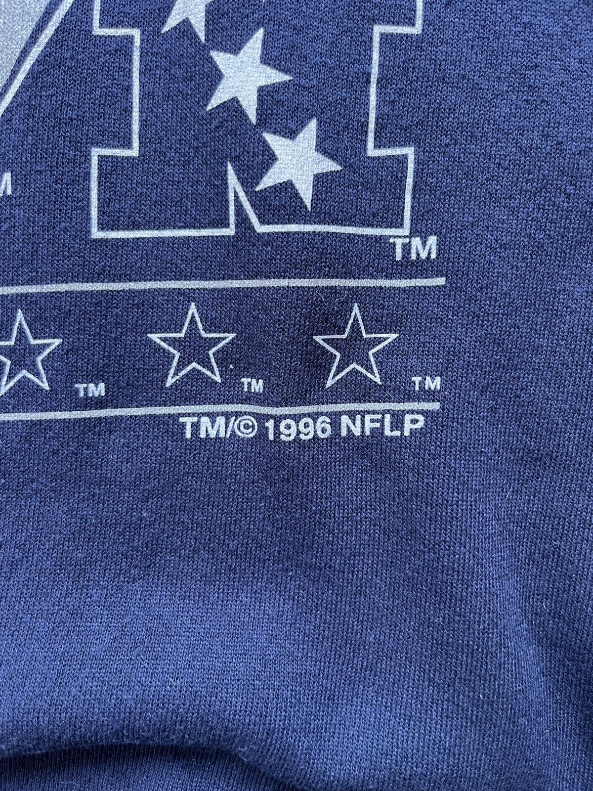 Logo 7 Dallas Cowboys 1996 NFC Conference Championship Sweatshirt Size US XL / EU 56 / 4 - 4 Thumbnail