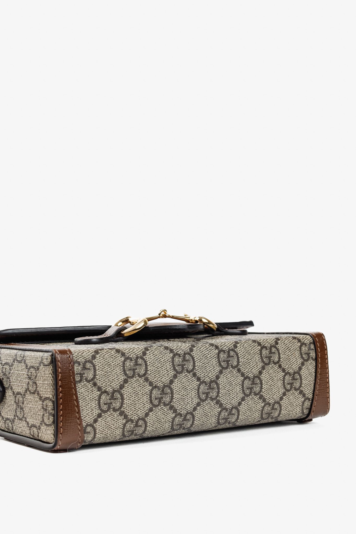 Gucci Gucci "Gucci Horsebit 1955" GG Supreme Mini Bag Size ONE SIZE - 5 Thumbnail