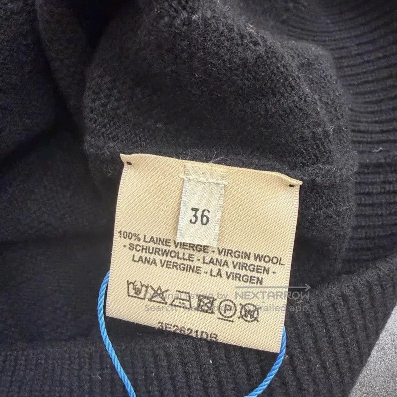 Hermes Hermes Black wool H printed base layer sweater Size XS / US 0-2 / IT 36-38 - 4 Thumbnail