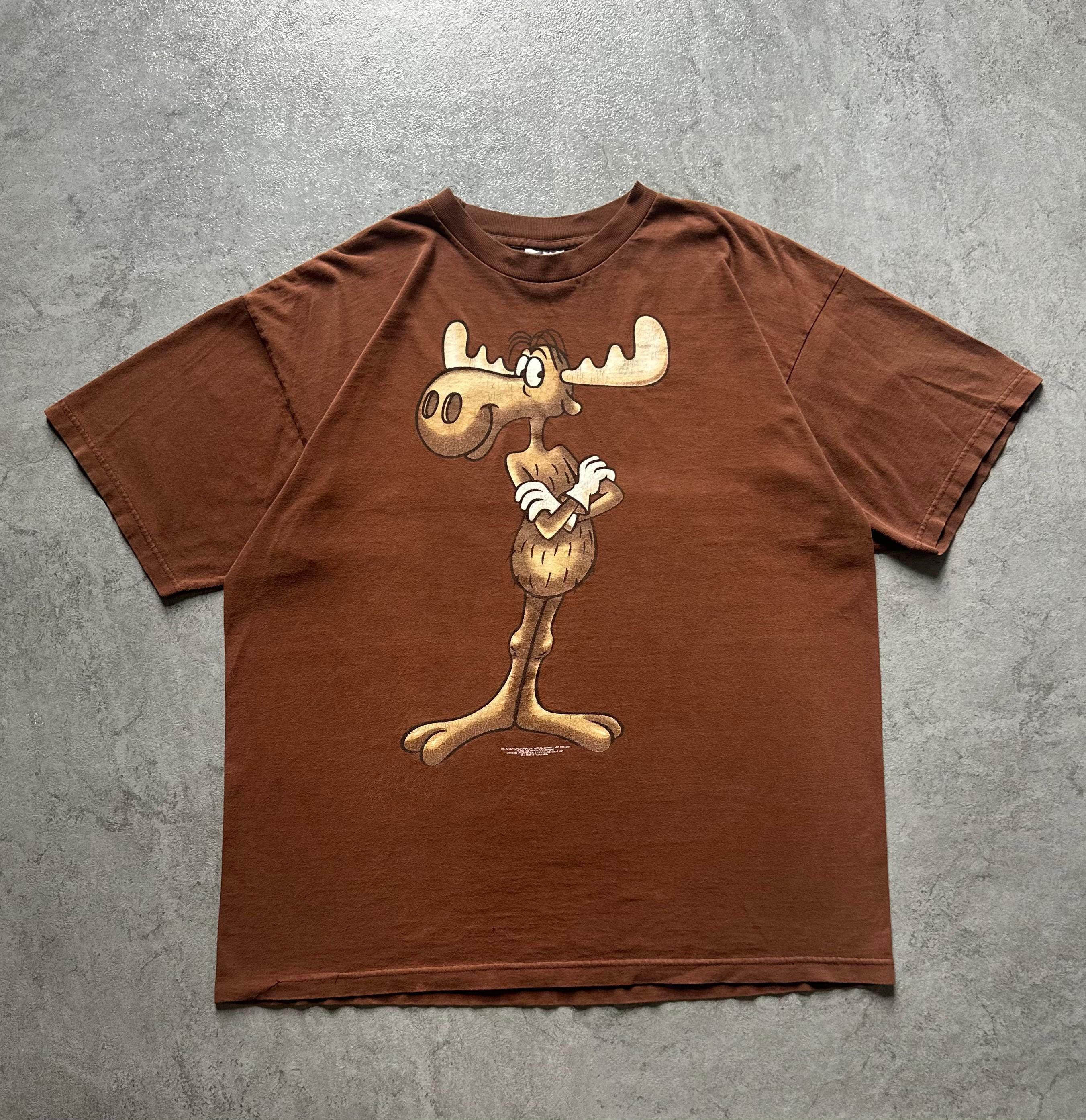 Vintage Vintage Bullwinkle tee Size US XL / EU 56 / 4 - 1 Thumbnail