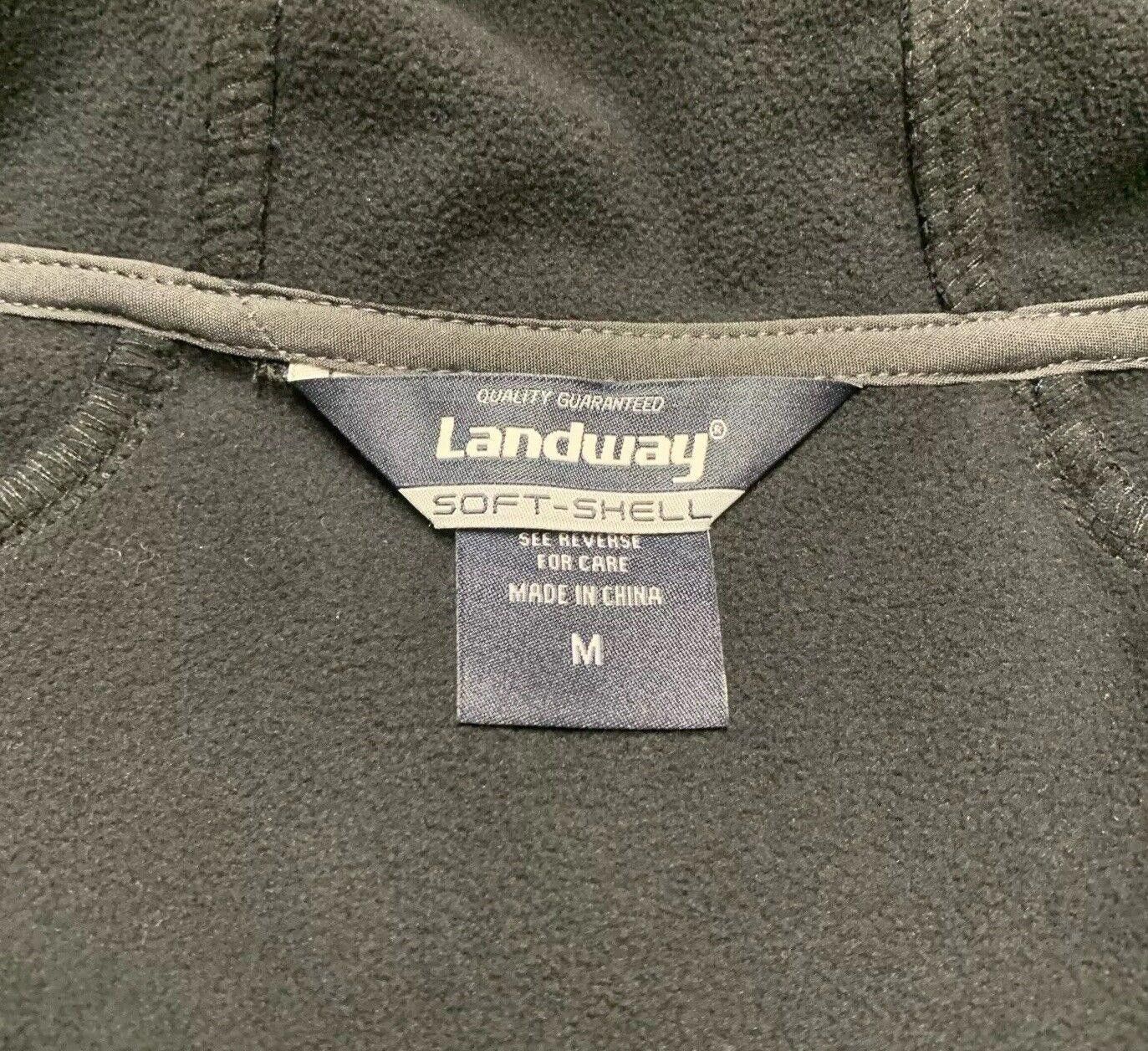 Other Landway Men's Medium Navy/Gray Soft Shell Fleece Golf Jacket Size US M / EU 48-50 / 2 - 7 Thumbnail