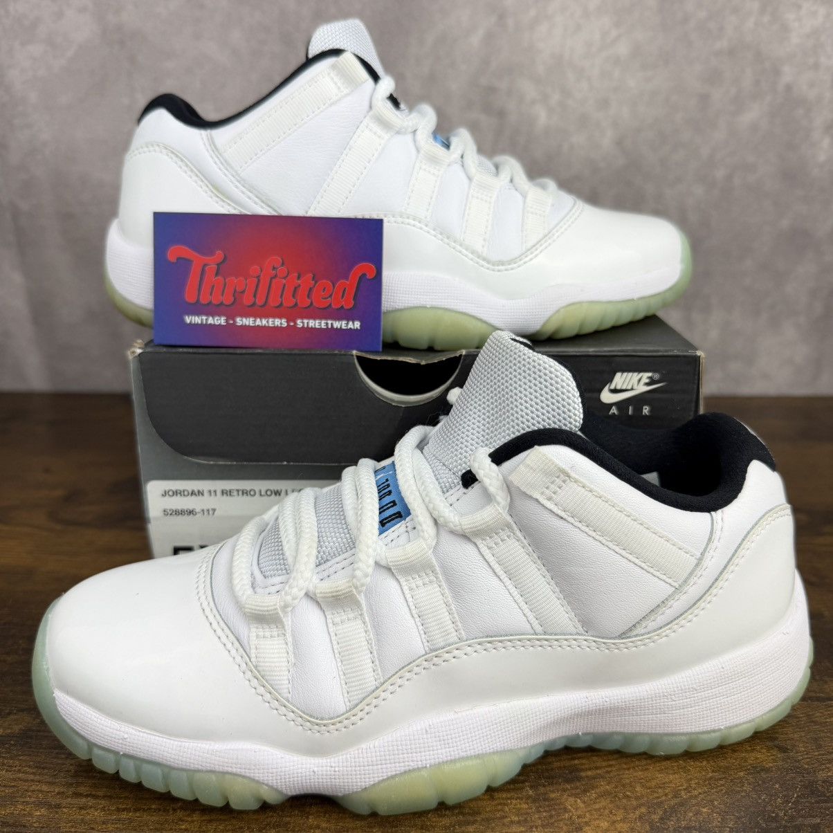 Jordan Brand Air Jordan 11 Retro Low Legend Blue Size 5 GS 528896-117 OG Size US 5 / EU 37 - 1 Thumbnail