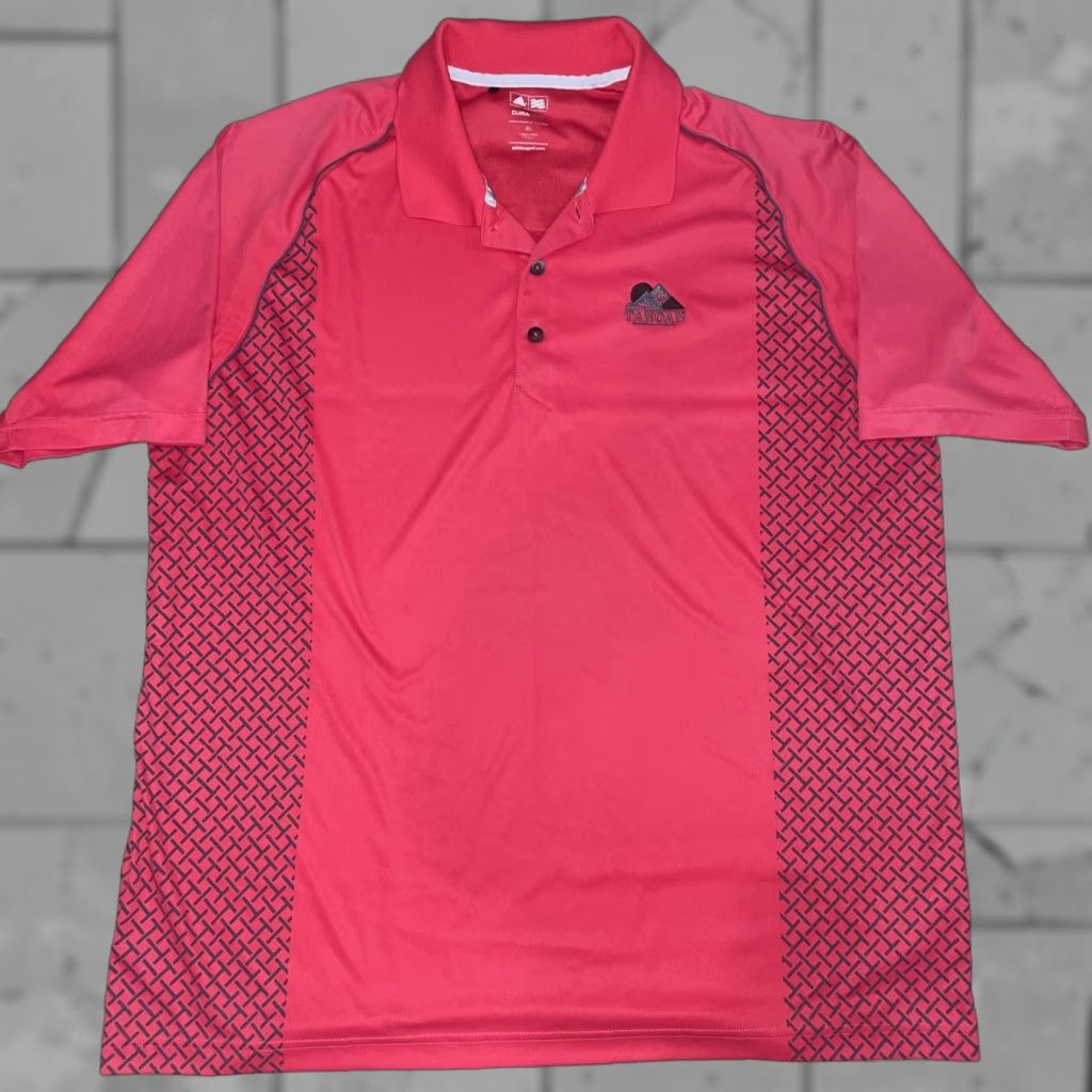 Adidas Adidas Clima Cool Polo Shirt Mens XL Pink Short Sleeve Polo Shirt XL Pink Adidas Clima Cool Mens Size US XL / EU 56 / 4 - 1 Thumbnail