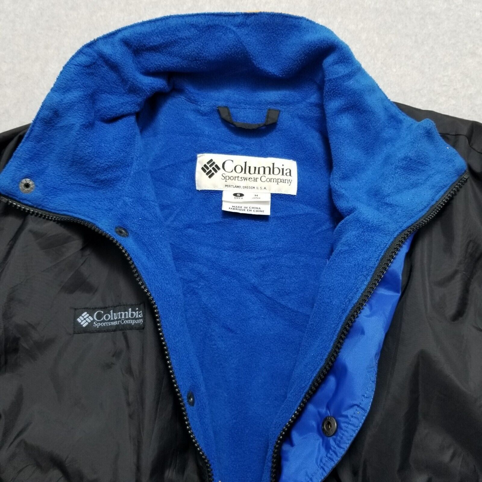 Columbia Columbia Jacket Mens Small Blue Full Zip Pockets Size US S / EU 44-46 / 1 - 4 Thumbnail
