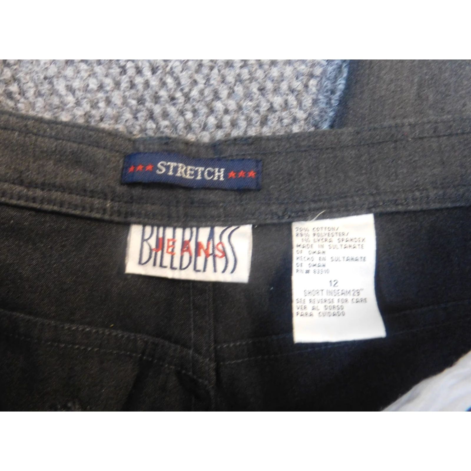Bill Blass Bill Blass Womens Jeans 12 Straight Gray Stretch Denim 28in Inseam Regular Zip Pocket Zipper Vintage Modern 90s? Size 34" / US 12 / IT 48 - 3 Thumbnail