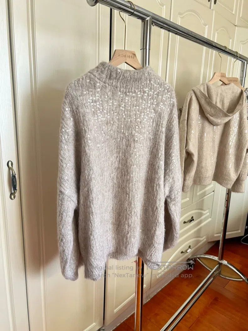 Brunello Cucinelli Brunello Cucinelli Full Sequin Sweater Size M / US 6-8 / IT 42-44 - 2 Thumbnail