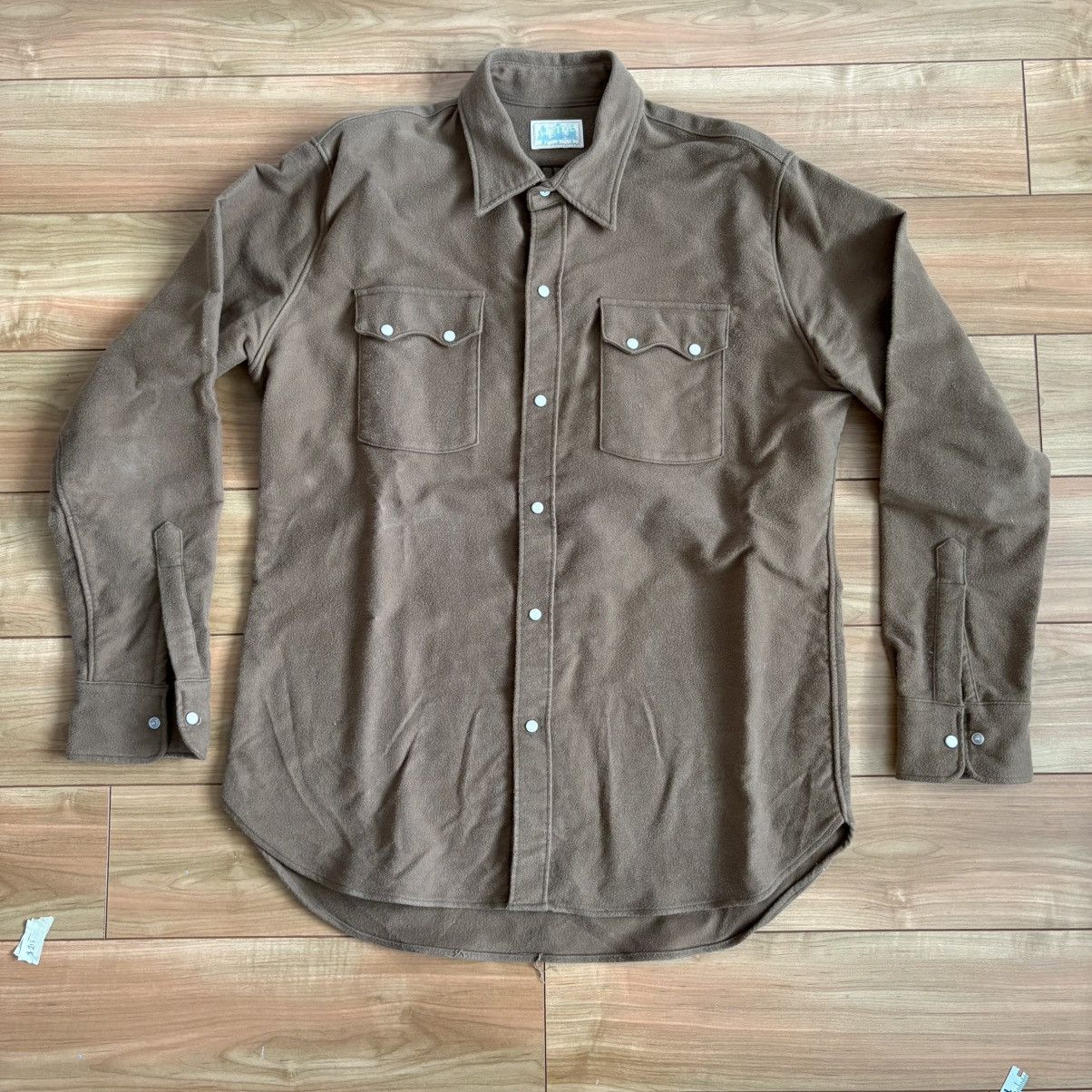WYTHE Chamois Pearl Snap Westerner Size US L / EU 52-54 / 3 - 1 Thumbnail