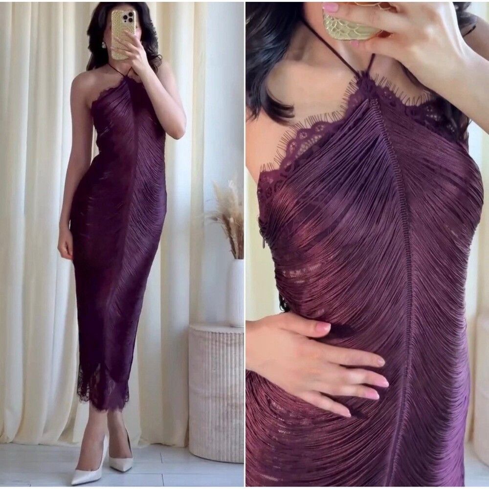 Zara Zara Long Fringe Dress Size M / US 6-8 / IT 42-44 - 1 Thumbnail