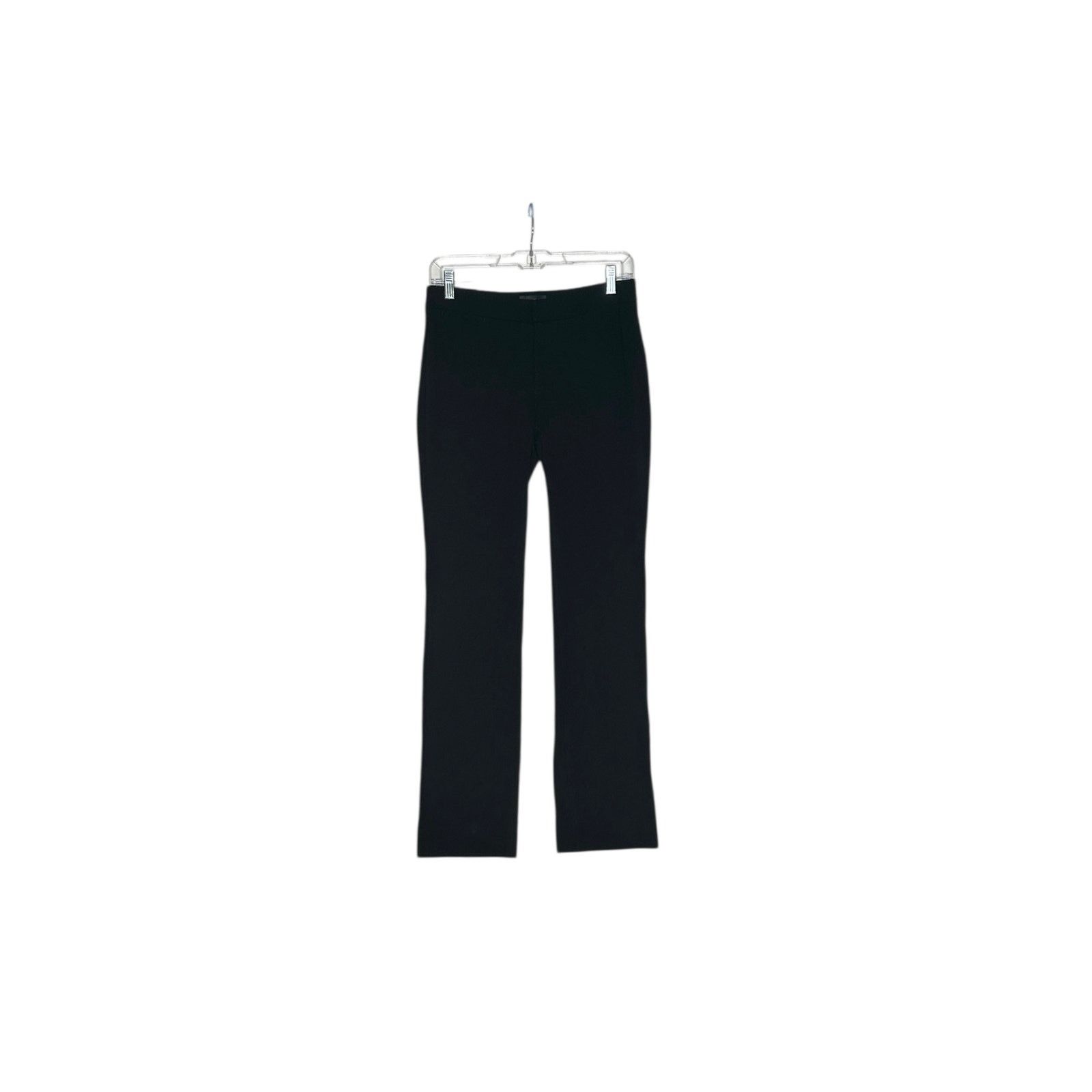 NYDJ NYDY black flat front straight legs pants size 2P Size 26" / US 2 / IT 38 - 9 Thumbnail