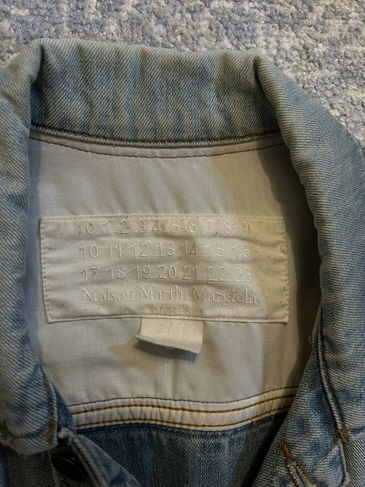 H&M × Maison Margiela Maison Margiela x H&M Reversed Denim Jacket Size US S / EU 44-46 / 1 - 3 Thumbnail