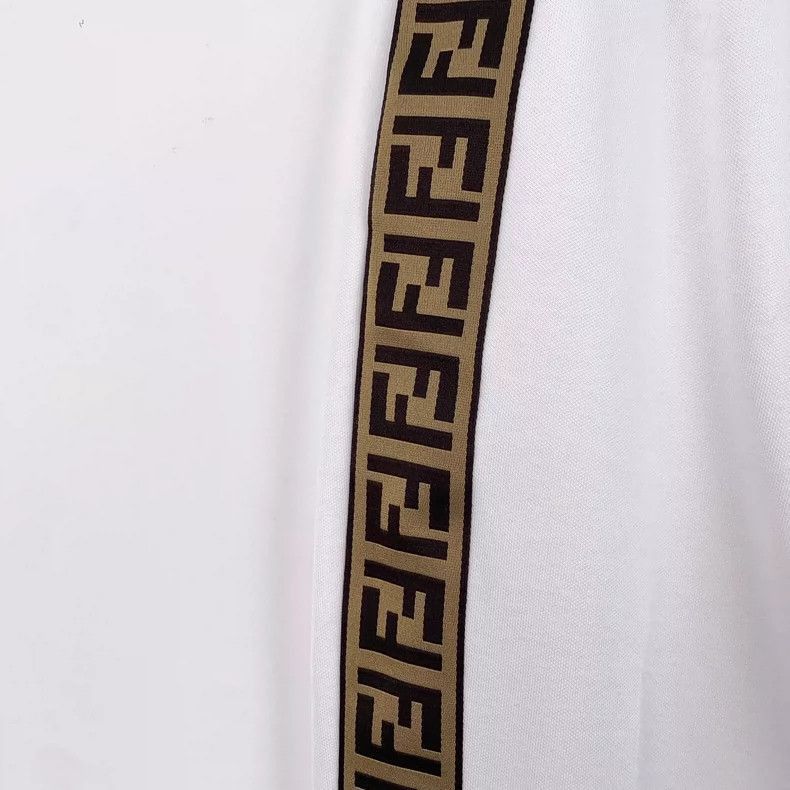 Fendi Fendi Logo Casual Jogger Pants in White Size 39" - 4 Thumbnail