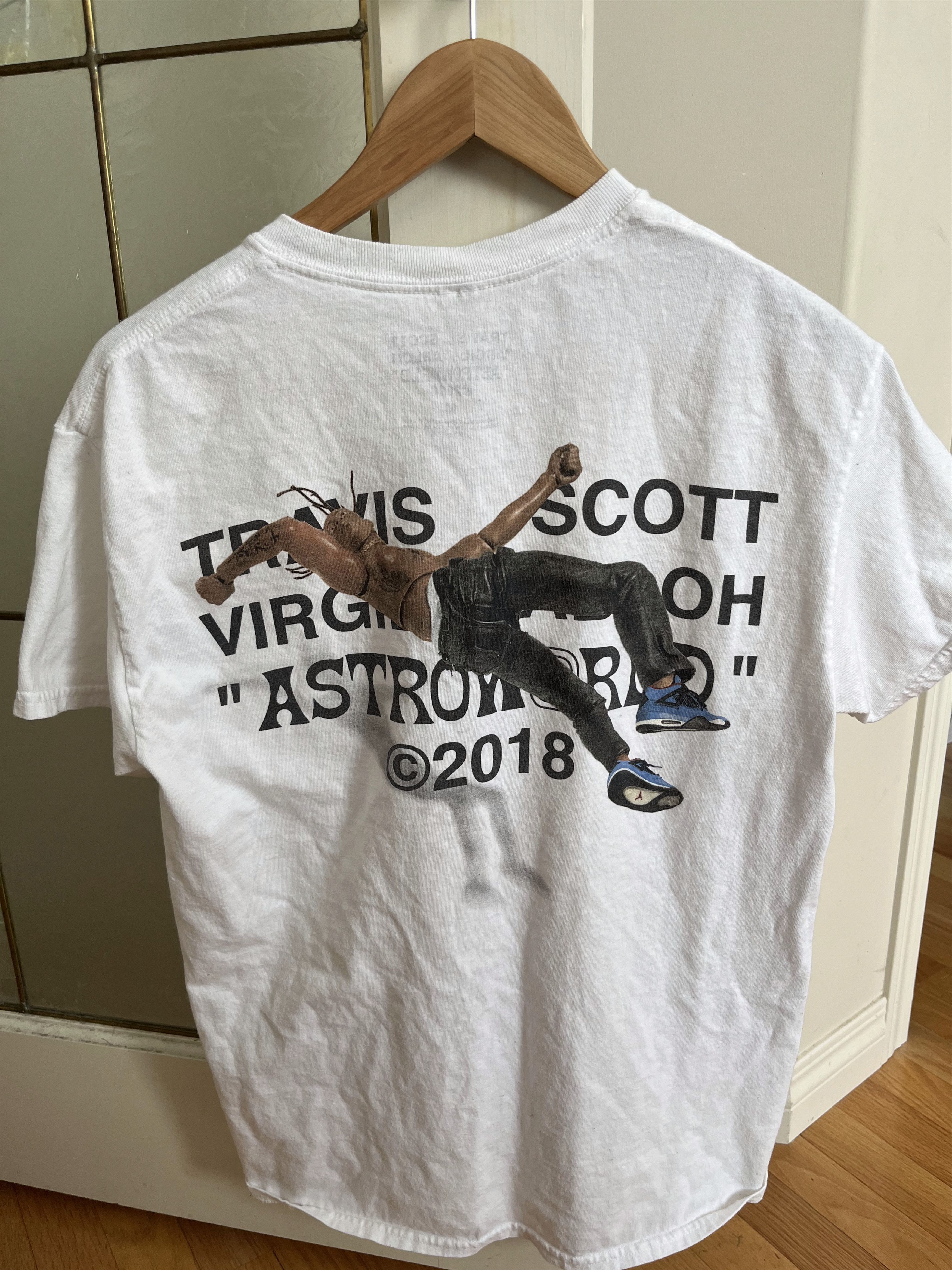 Travis Scott × Virgil Abloh Archive Travis Scott Astroworld "By a Thread" T Shirt Size US M / EU 48-50 / 2 - 1 Thumbnail