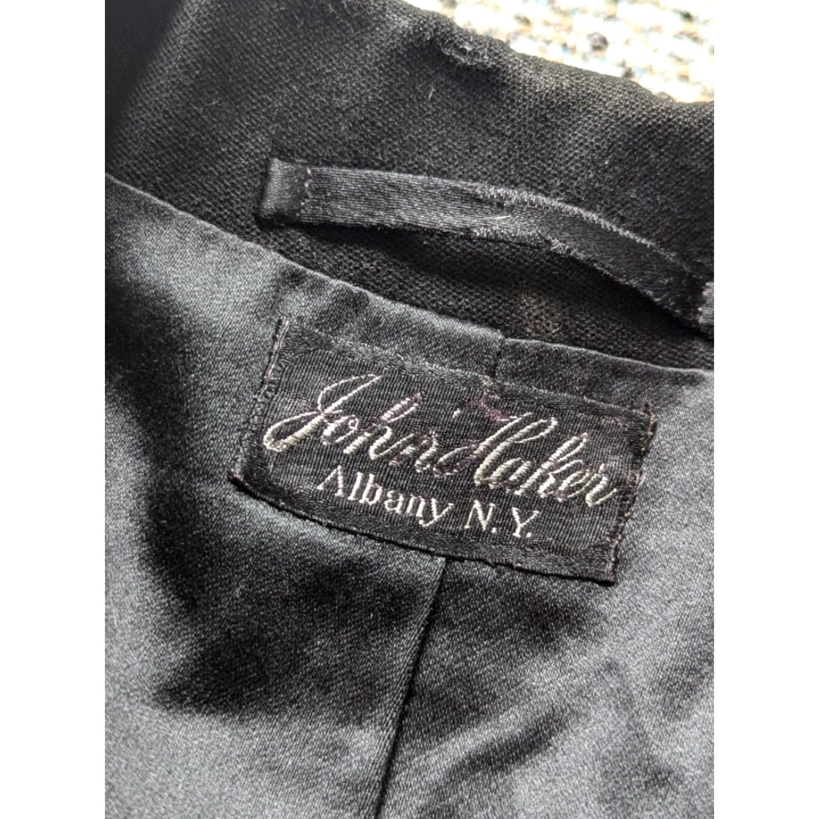 Vintage dated 1907 vintage TUXEDO tails jacket 34R victorian ANTIQUE custom bespoke Size 34R - 5 Thumbnail