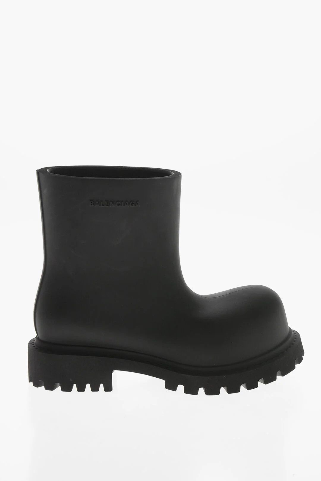 Balenciaga og1mm0326 Rigid Rubber Ankle Boots in Black Size US 9 / IT 39 - 1 Thumbnail