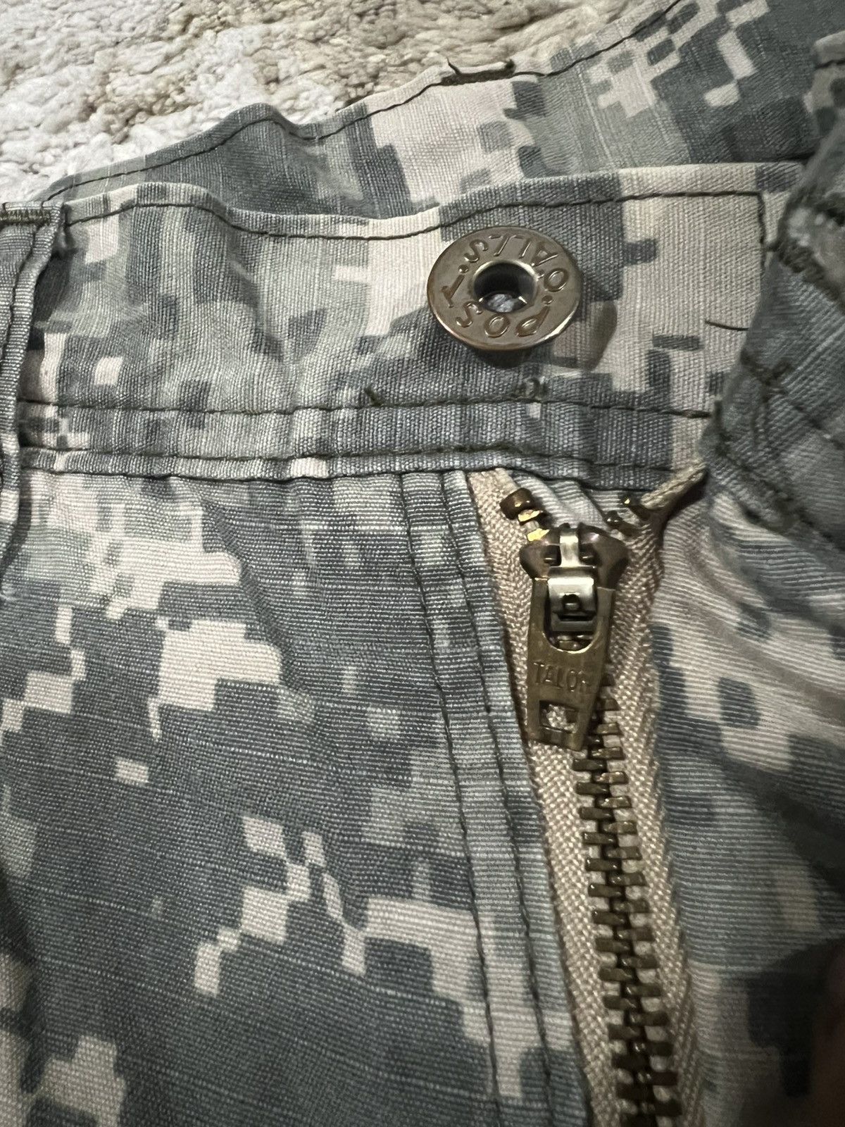Post Overalls Vintage Post O'alls Digital Camo Wide Leg Carpenter Pants Size US 30 / EU 46 - 6 Thumbnail