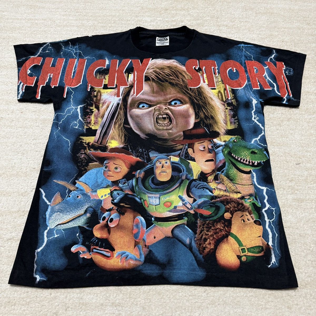 Vintage Style Chucky X Toy Story T-shirt Horror All Over AOP