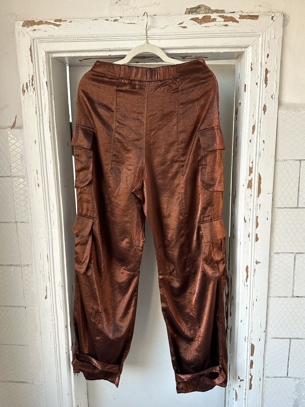 20471120 × Beauty Beast × Vintage Vintage Cargo Bondage Bronze Pants Size 32" / US 10 / IT 46 - 1 Thumbnail